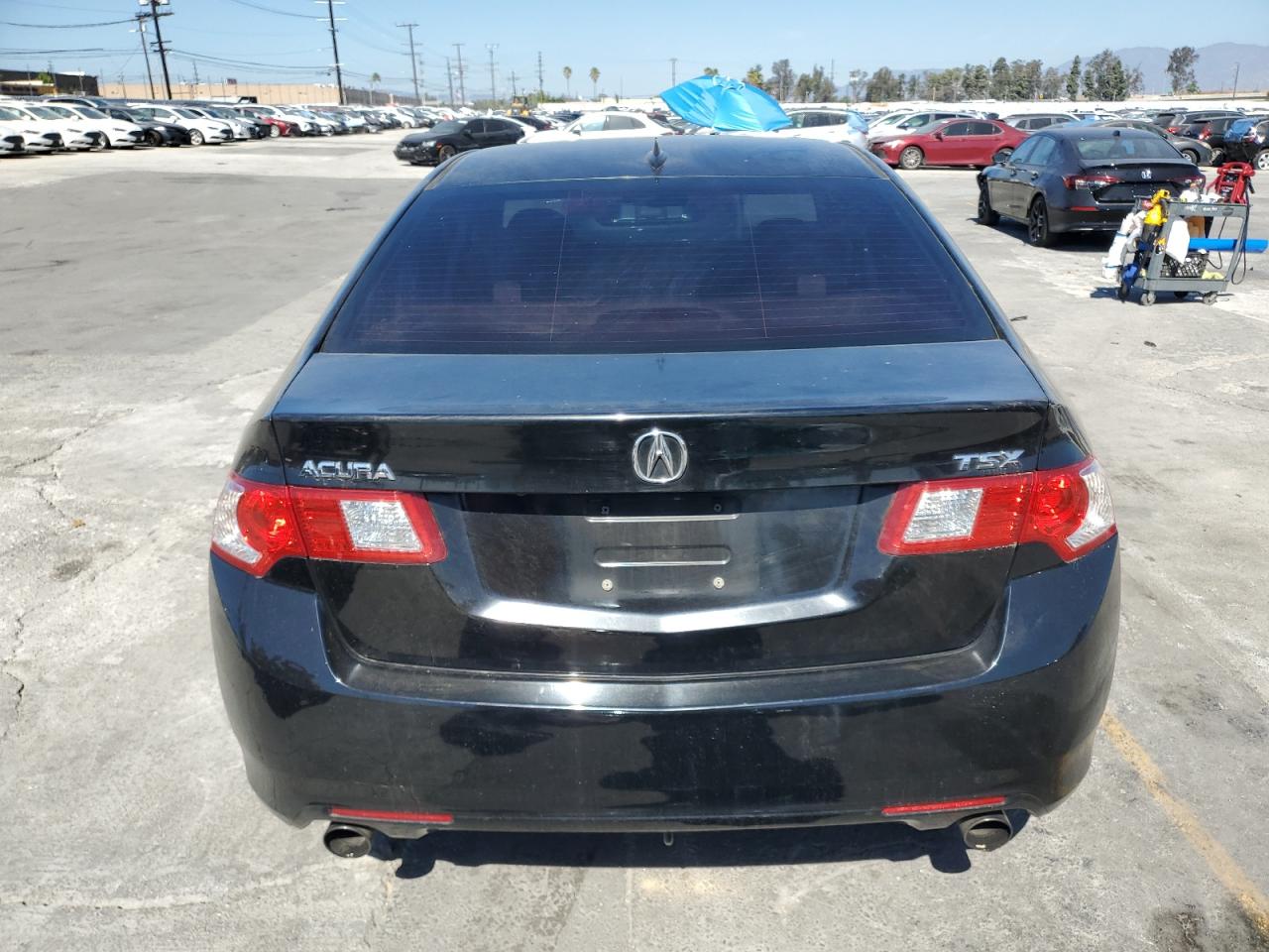 2009 Acura Tsx Черный vin: JH4CU26639C004126