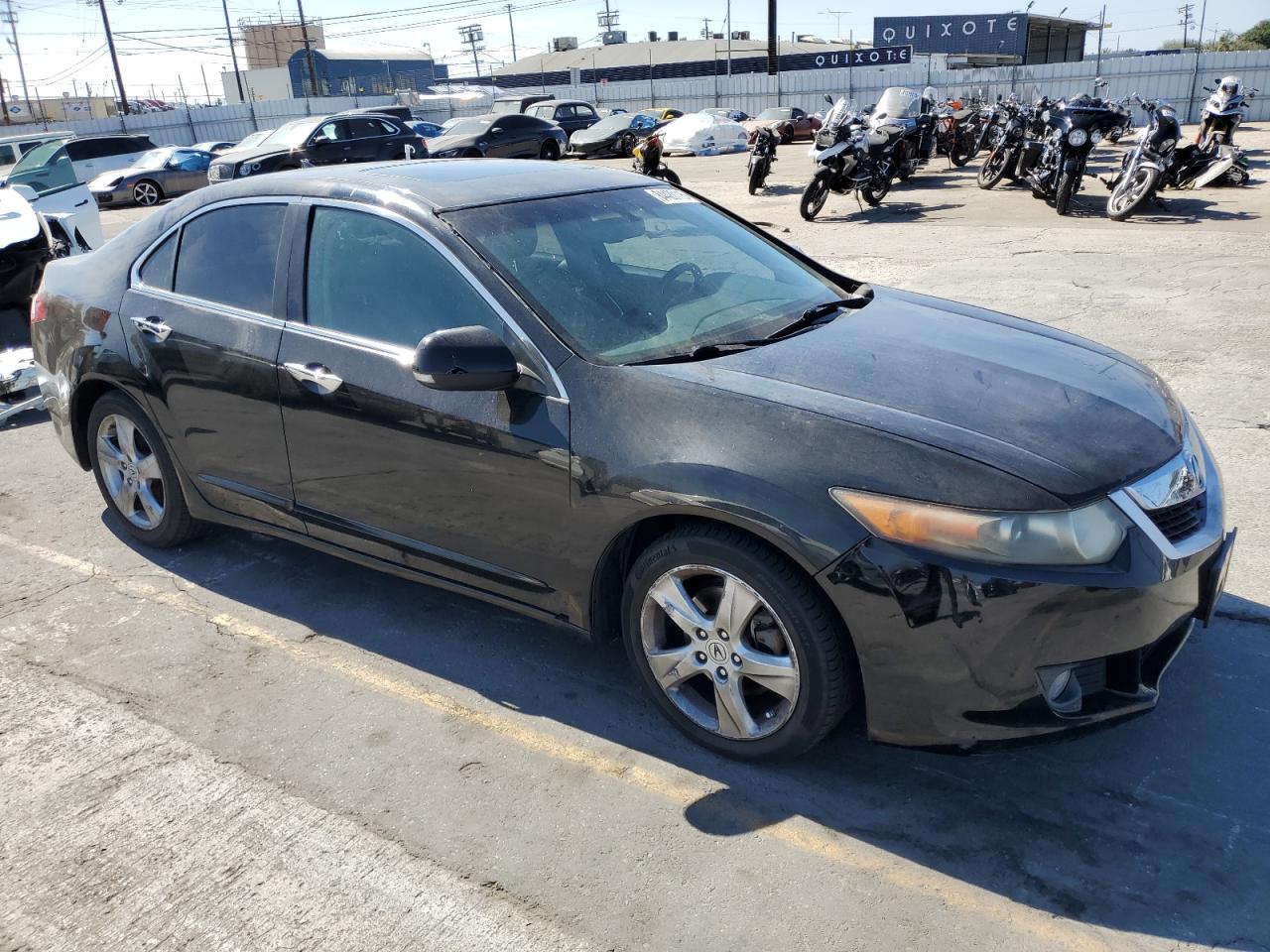 2009 Acura Tsx Черный vin: JH4CU26639C004126