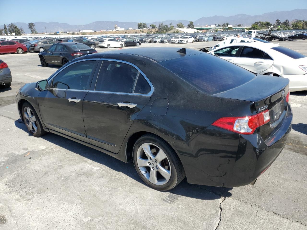 2009 Acura Tsx Черный vin: JH4CU26639C004126