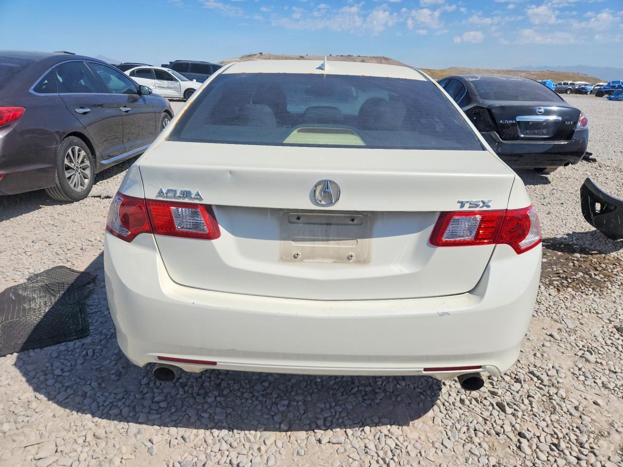 2009 Acura Tsx White vin: JH4CU26639C008287
