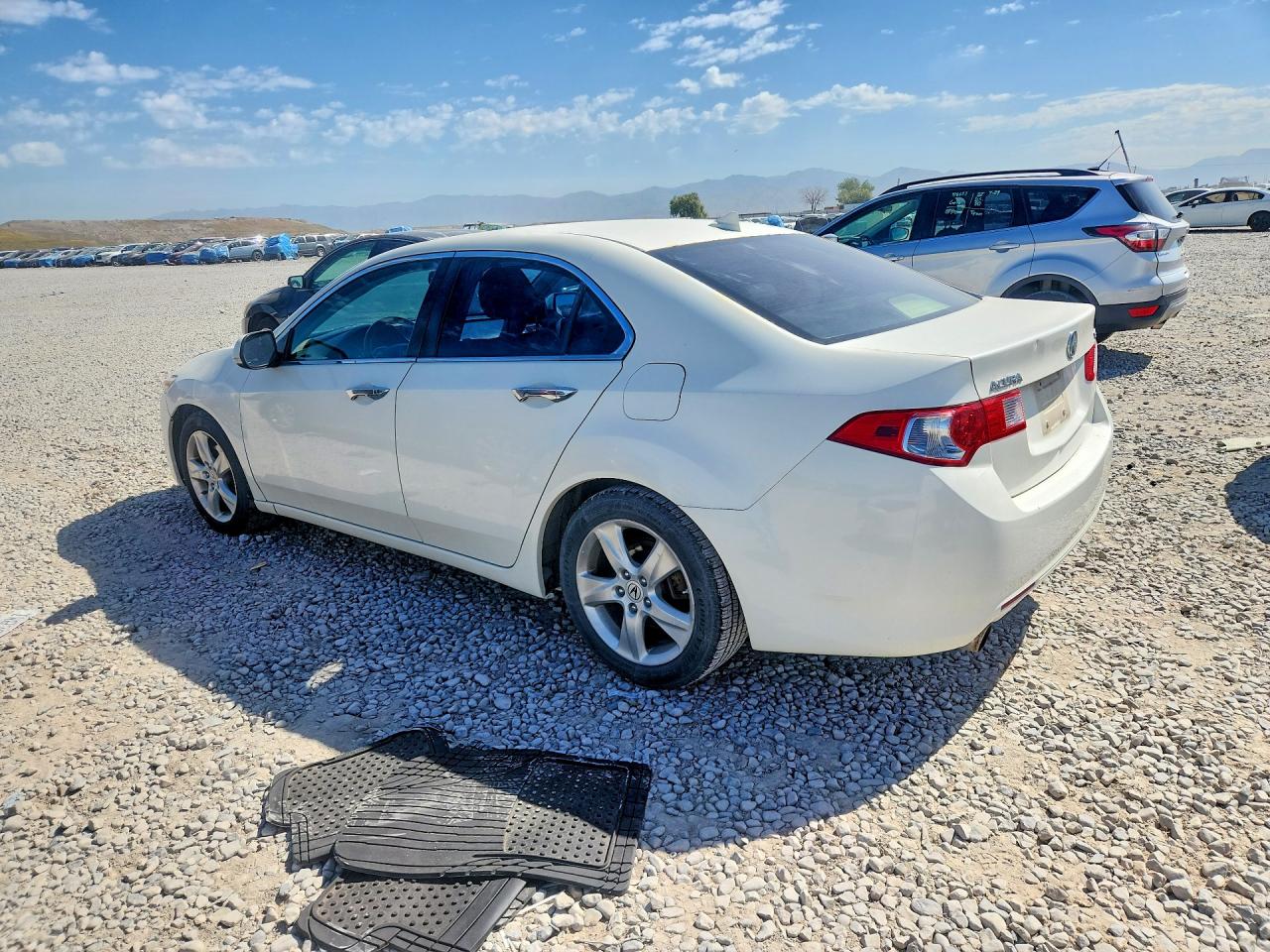 2009 Acura Tsx White vin: JH4CU26639C008287