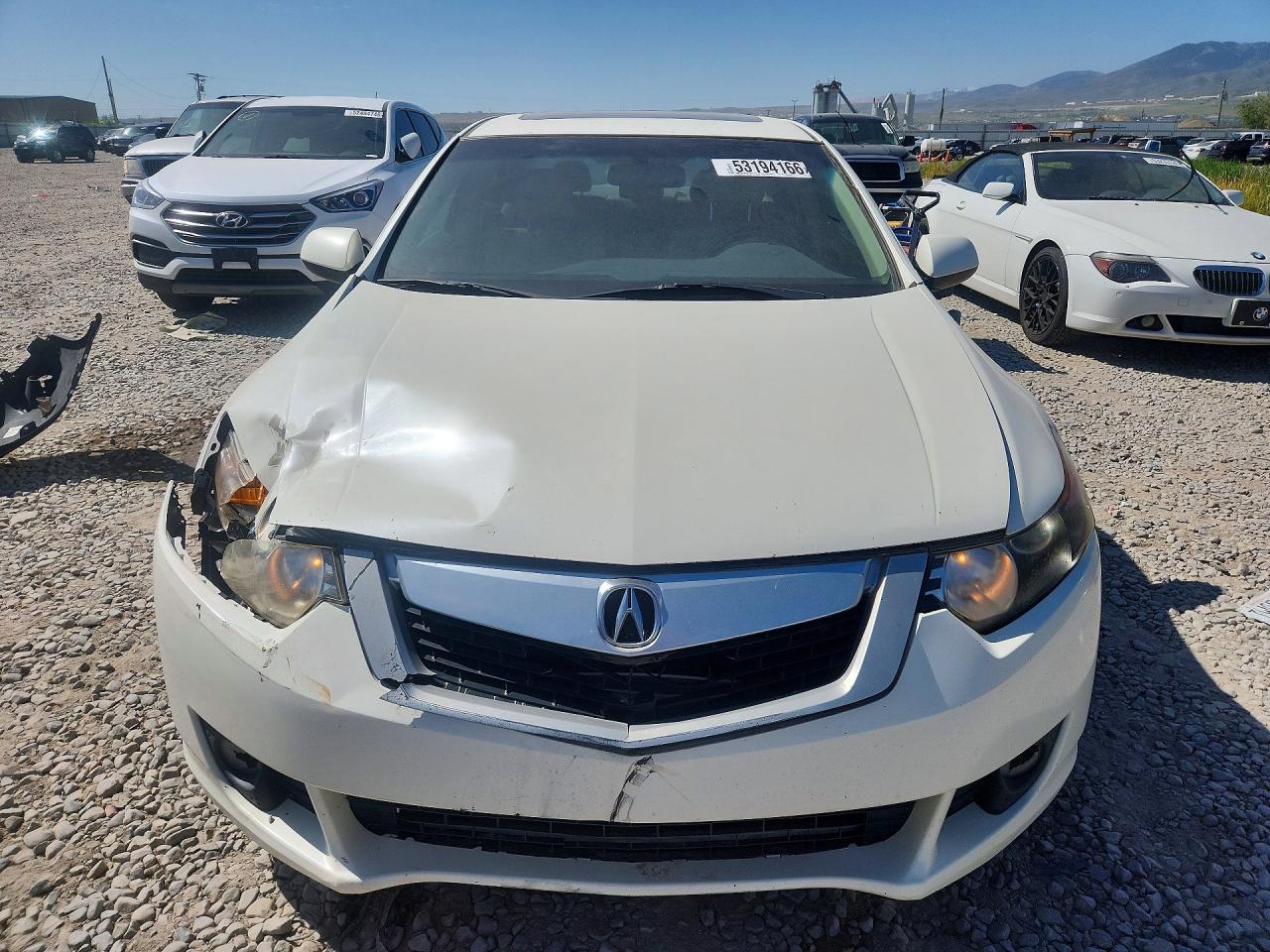 2009 Acura Tsx White vin: JH4CU26639C008287