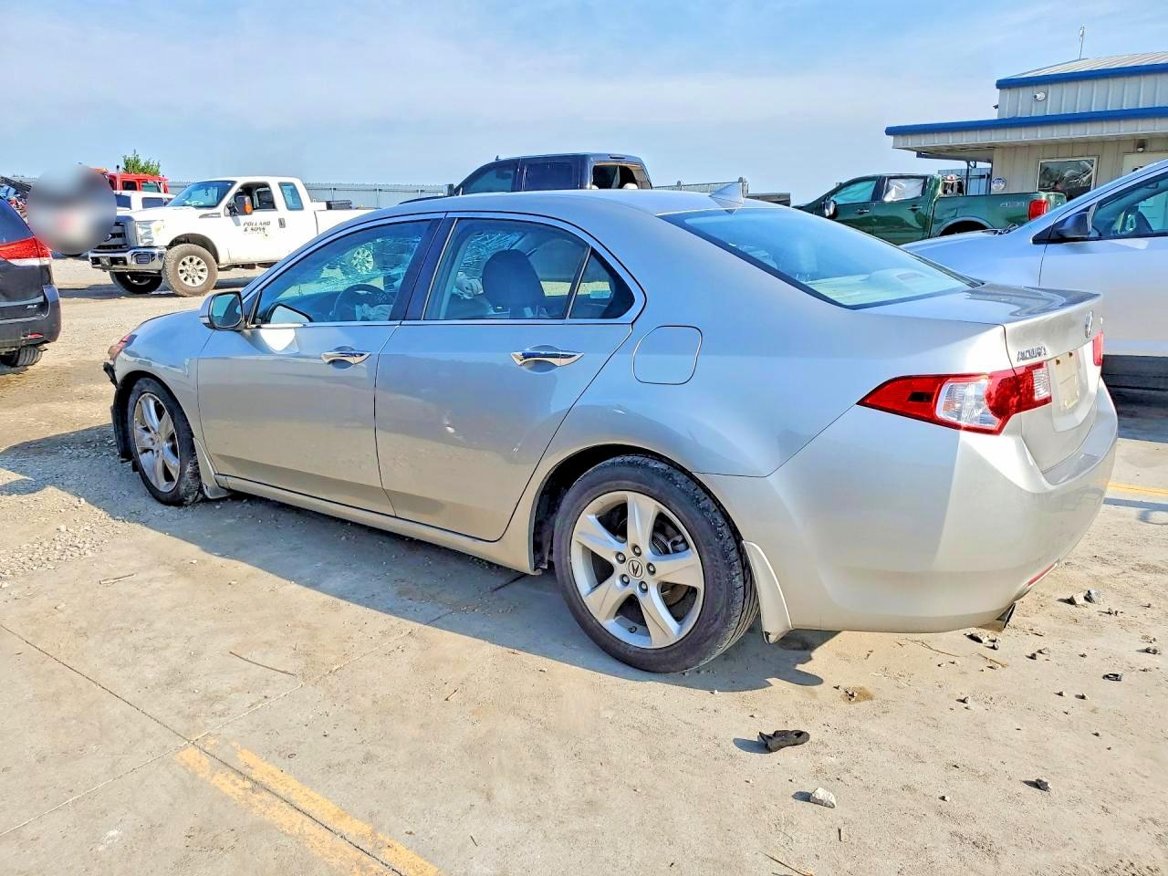 2009 Acura Tsx Silver vin: JH4CU26639C021671