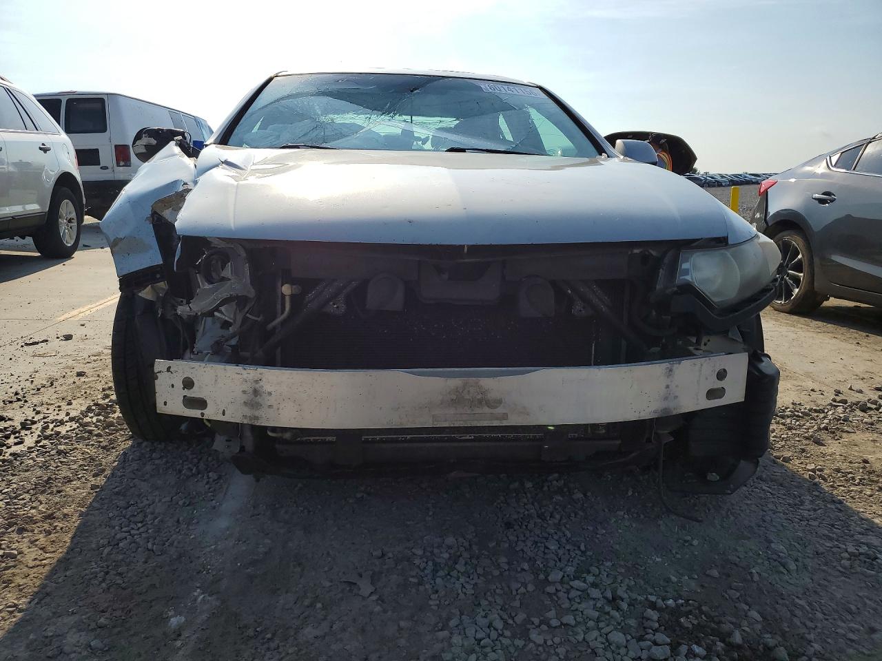 2009 Acura Tsx Silver vin: JH4CU26639C021671