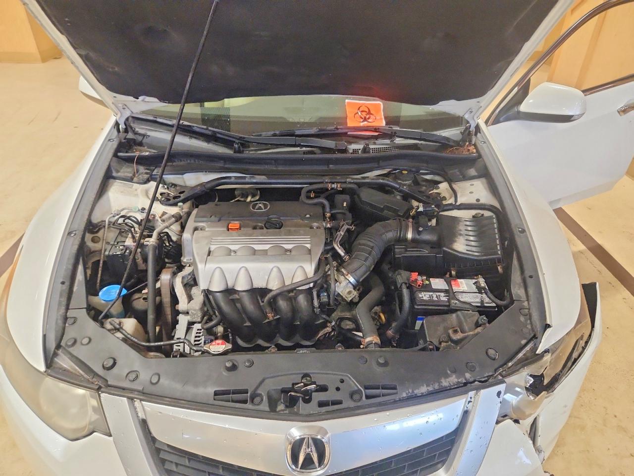 2009 Acura Tsx White vin: JH4CU26639C024327