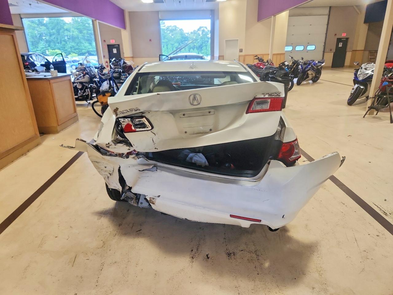 2009 Acura Tsx White vin: JH4CU26639C024327