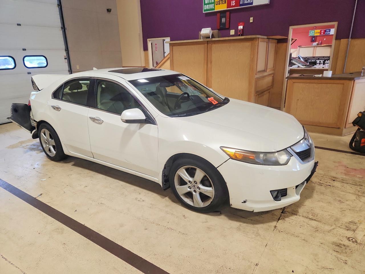 2009 Acura Tsx White vin: JH4CU26639C024327