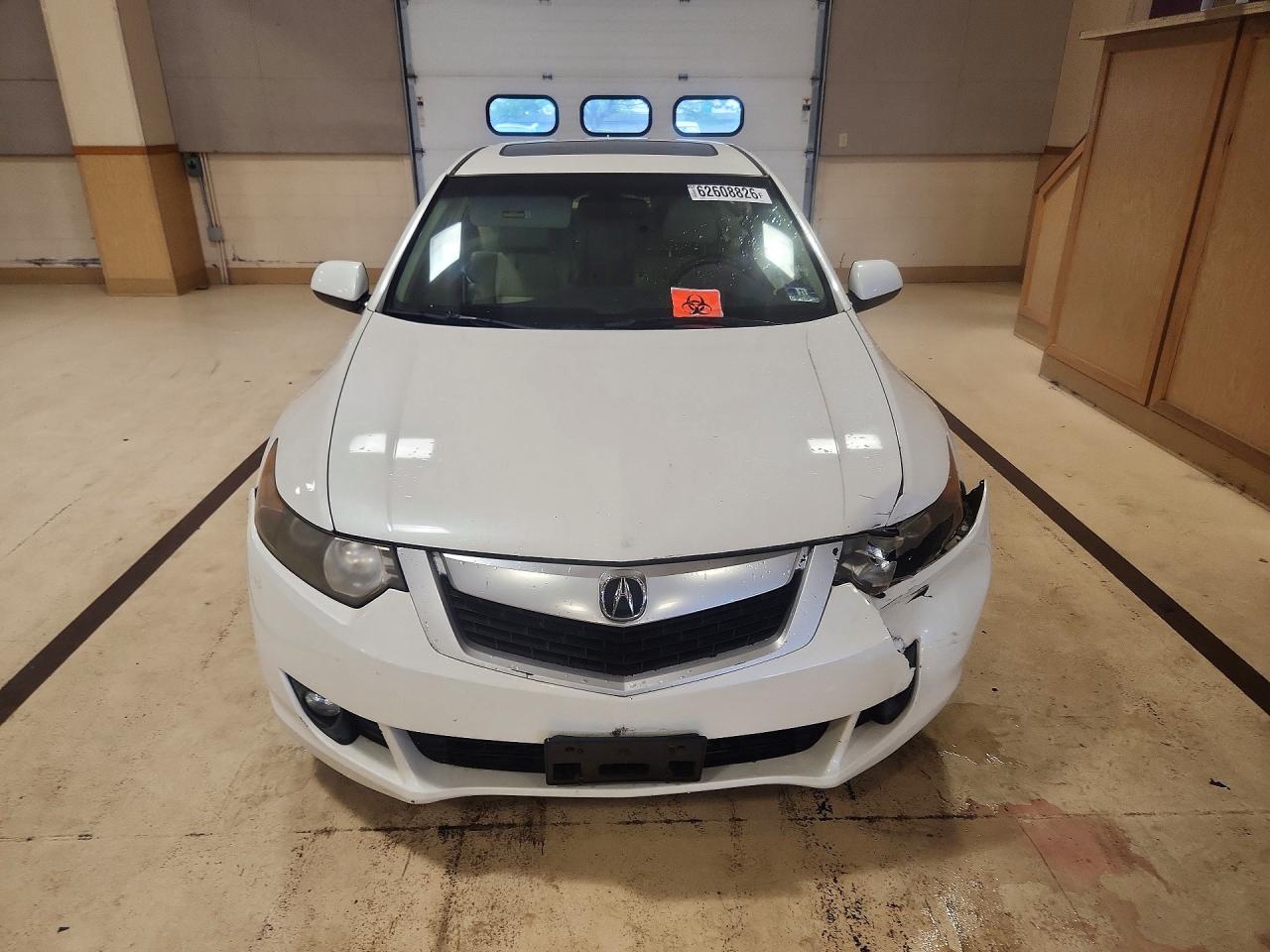 2009 Acura Tsx White vin: JH4CU26639C024327