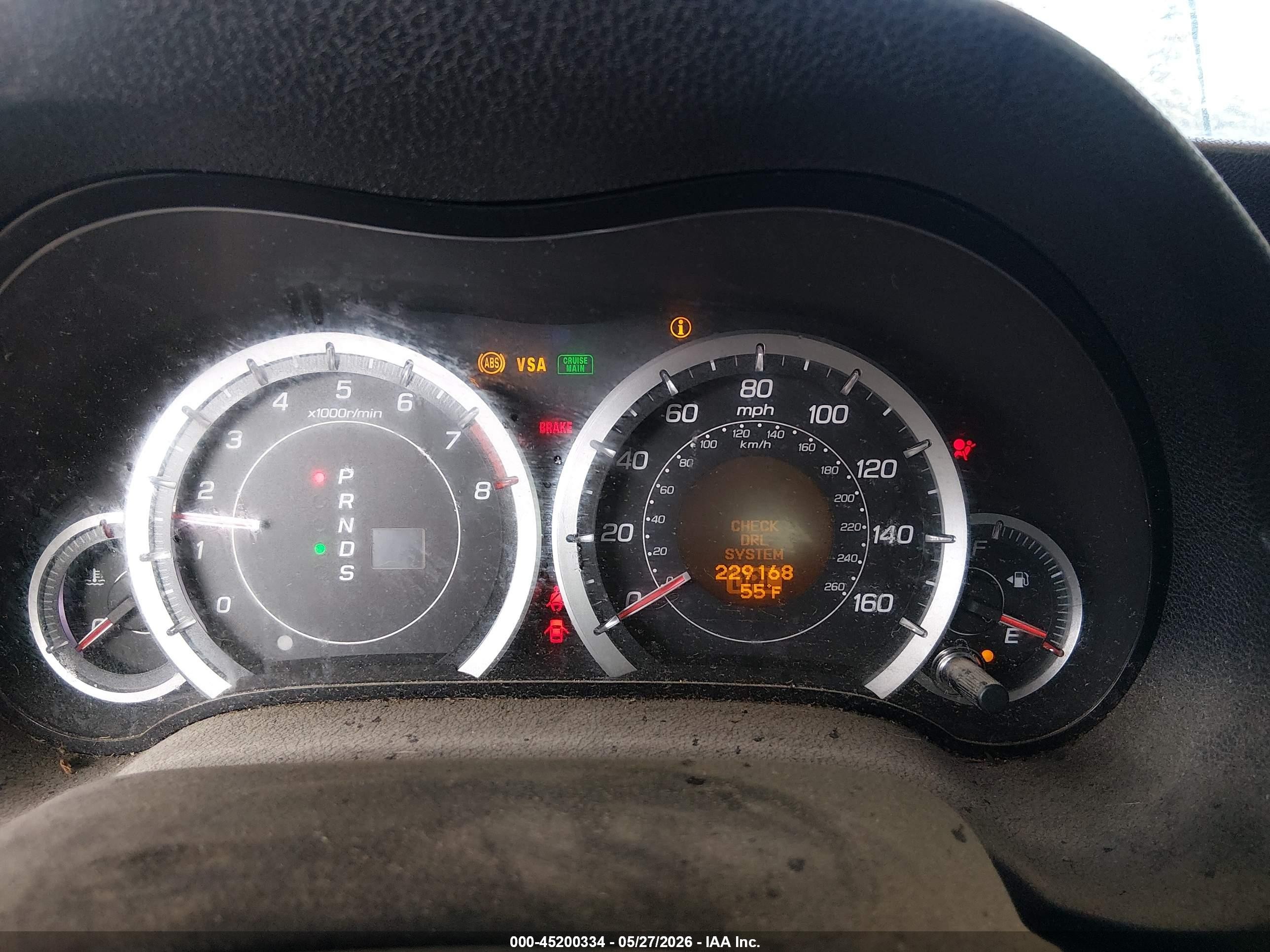 2009 Acura Tsx   Burgundy vin: JH4CU26639C025851
