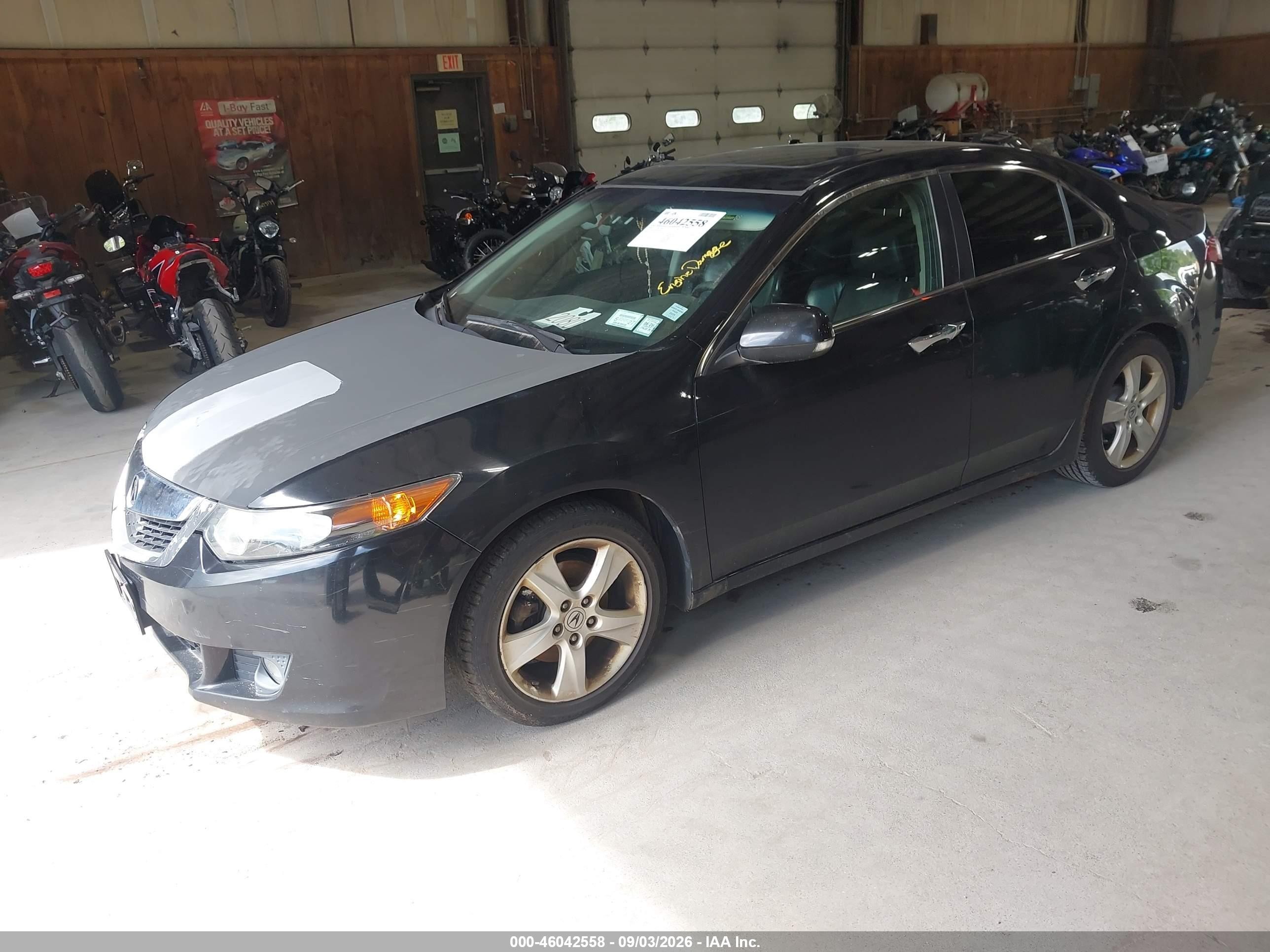 2009 Acura Tsx   Black vin: JH4CU26639C026367