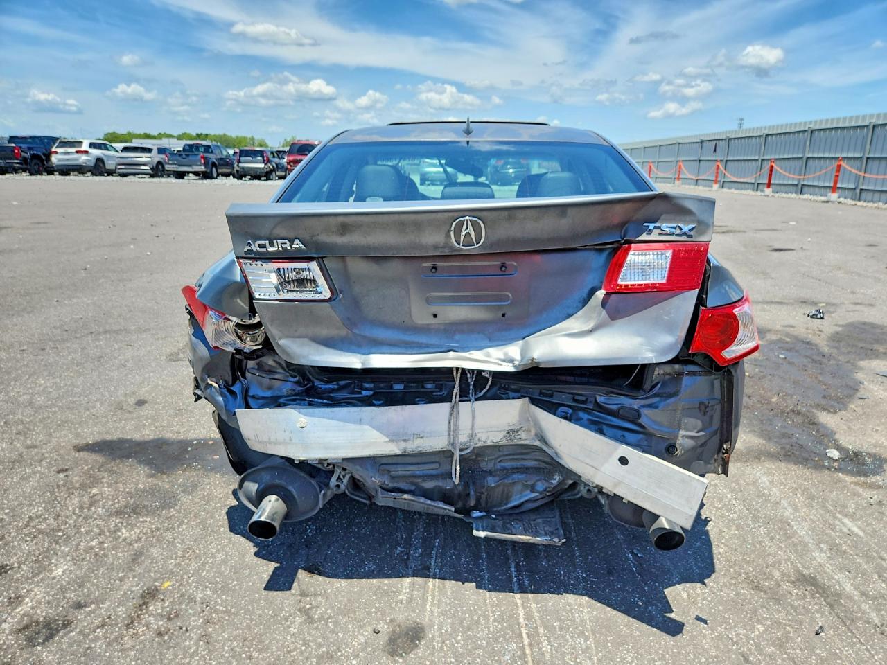 2009 Acura Tsx Gray vin: JH4CU26639C032315