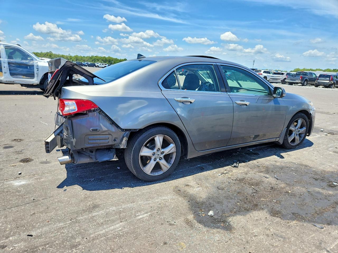 2009 Acura Tsx Gray vin: JH4CU26639C032315