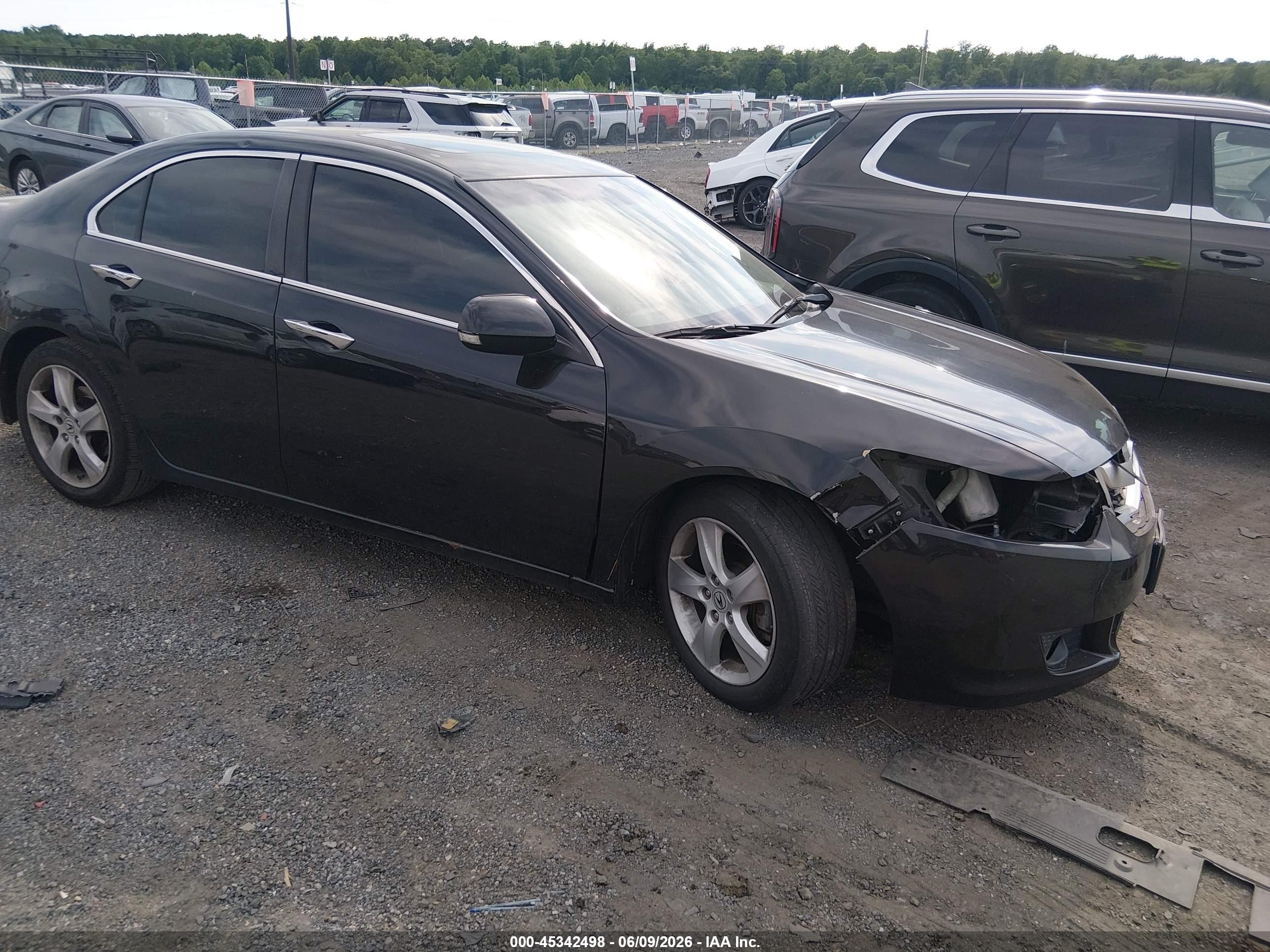 2009 Acura Tsx   Черный vin: JH4CU26639C034288