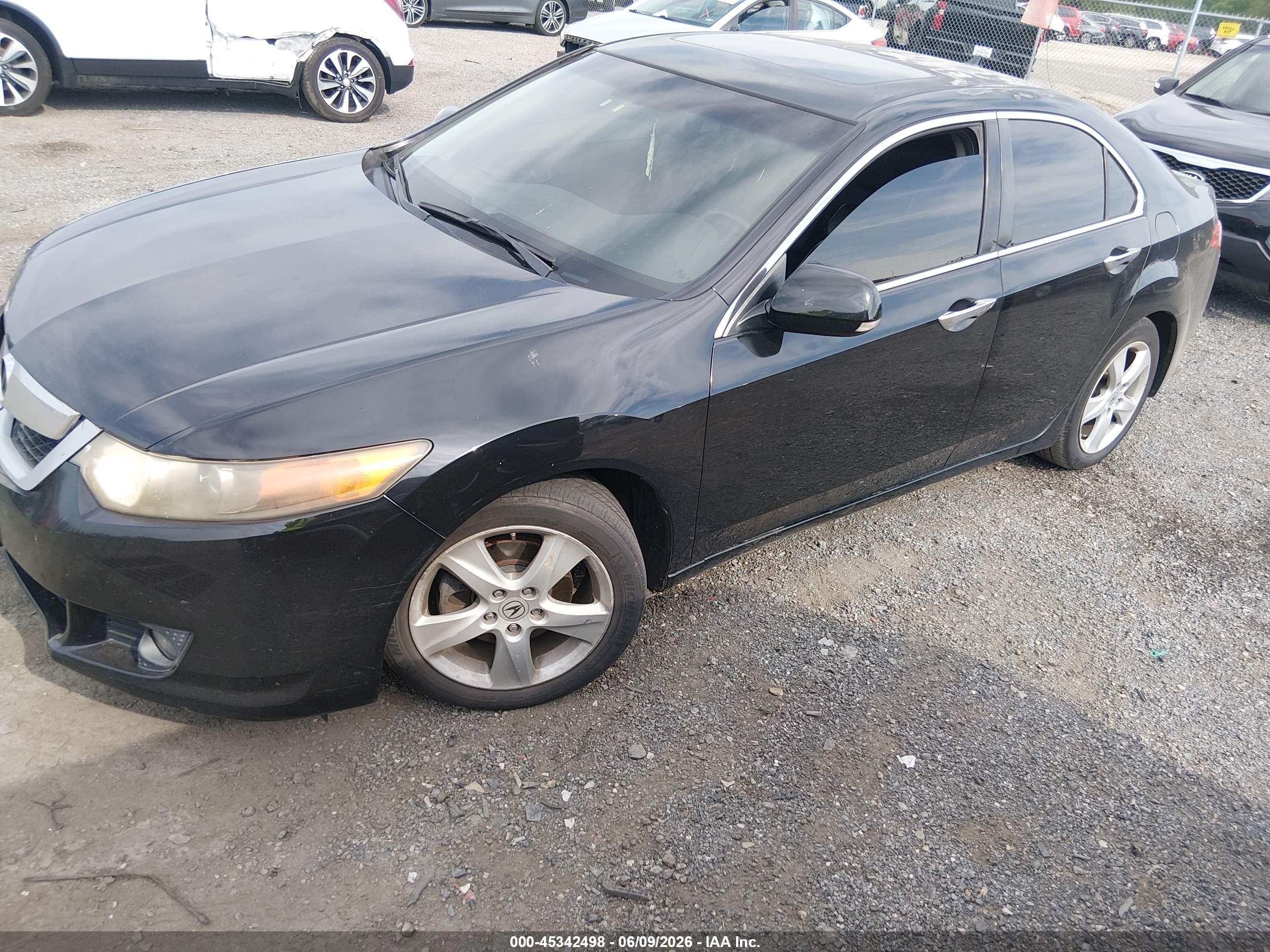 2009 Acura Tsx   Black vin: JH4CU26639C034288