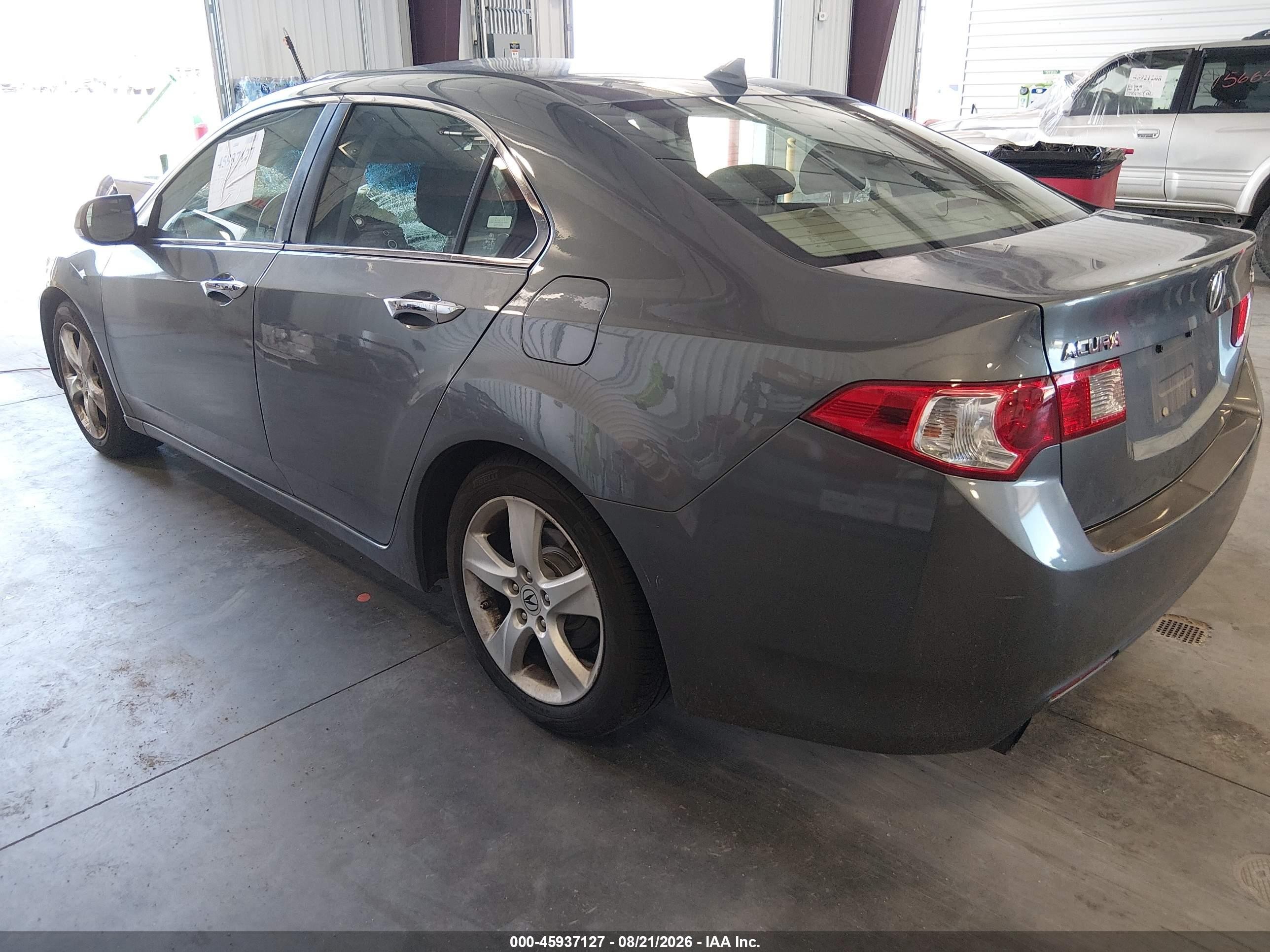 2009 Acura Tsx Gray vin: JH4CU26649C005317