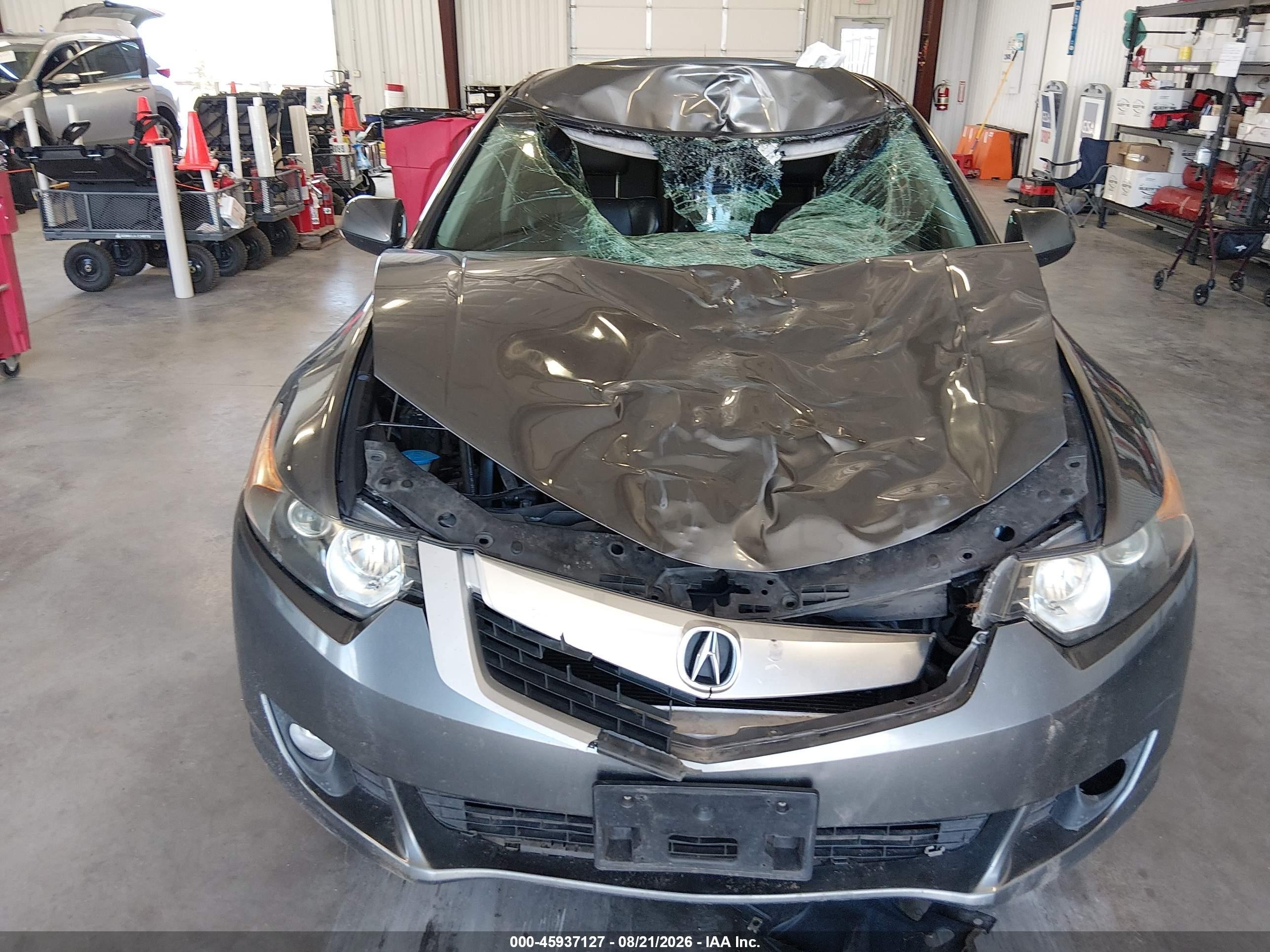 2009 Acura Tsx Gray vin: JH4CU26649C005317