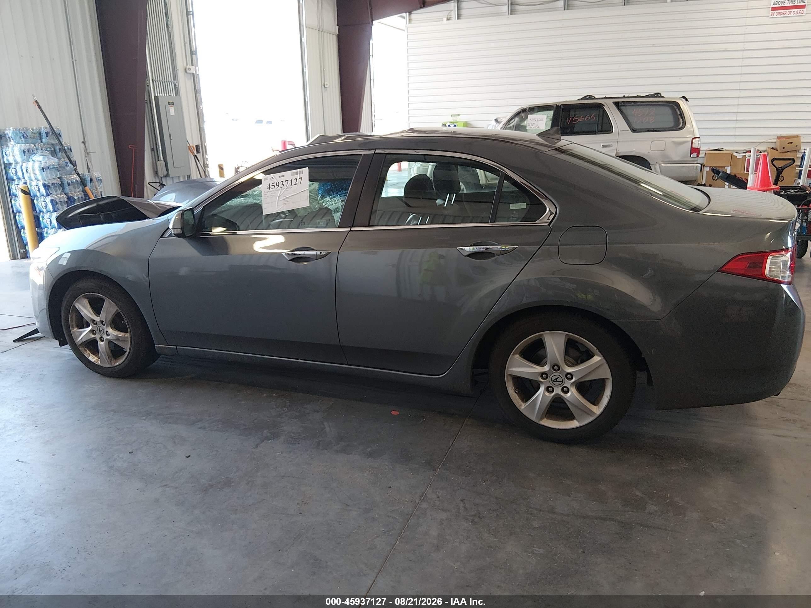 2009 Acura Tsx Gray vin: JH4CU26649C005317