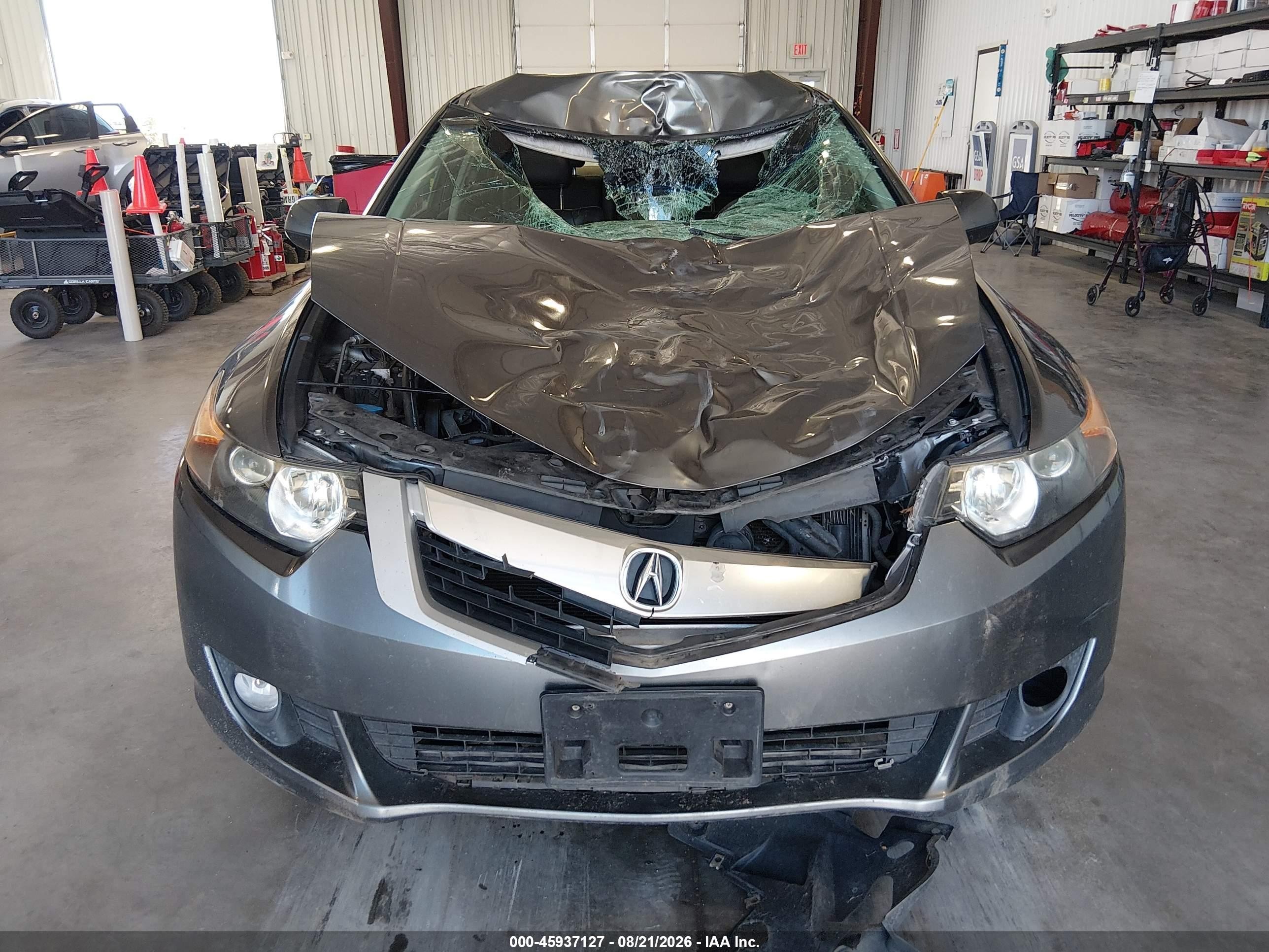 2009 Acura Tsx Gray vin: JH4CU26649C005317