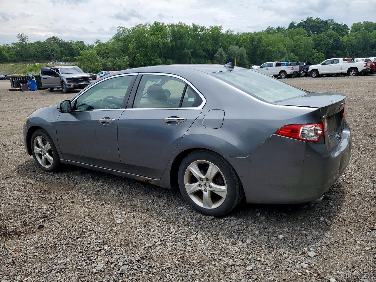 2009 Acura Tsx Silver vin: JH4CU26649C007598