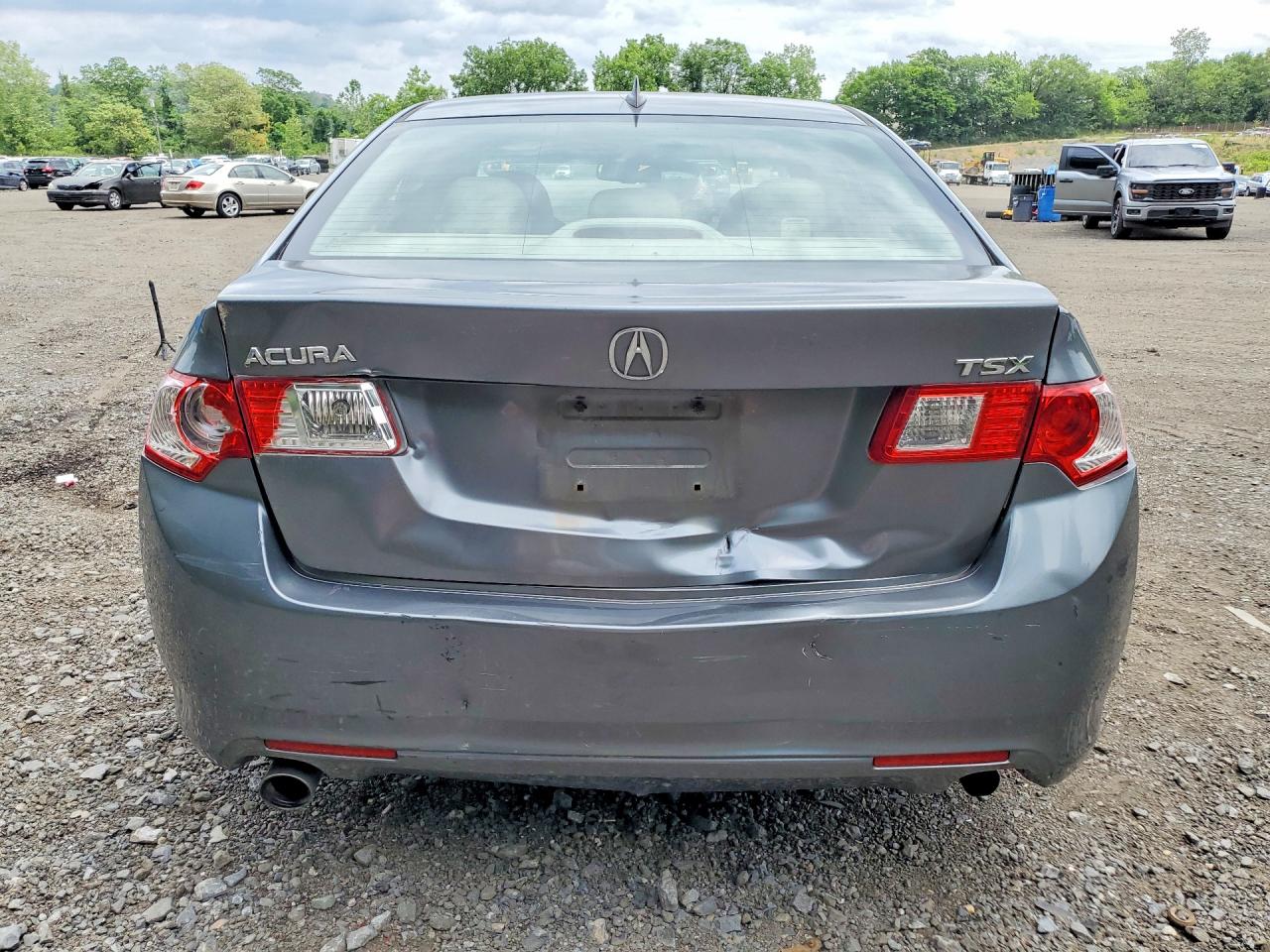 2009 Acura Tsx Silver vin: JH4CU26649C007598