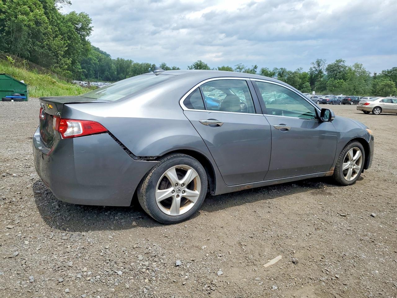 2009 Acura Tsx Silver vin: JH4CU26649C007598