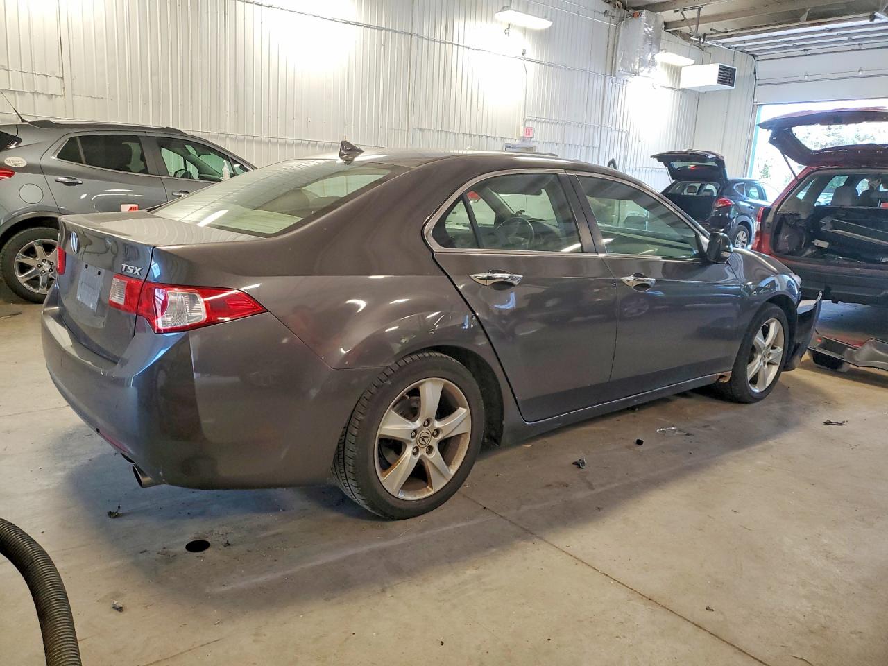 2009 Acura Tsx Gray vin: JH4CU26649C018729