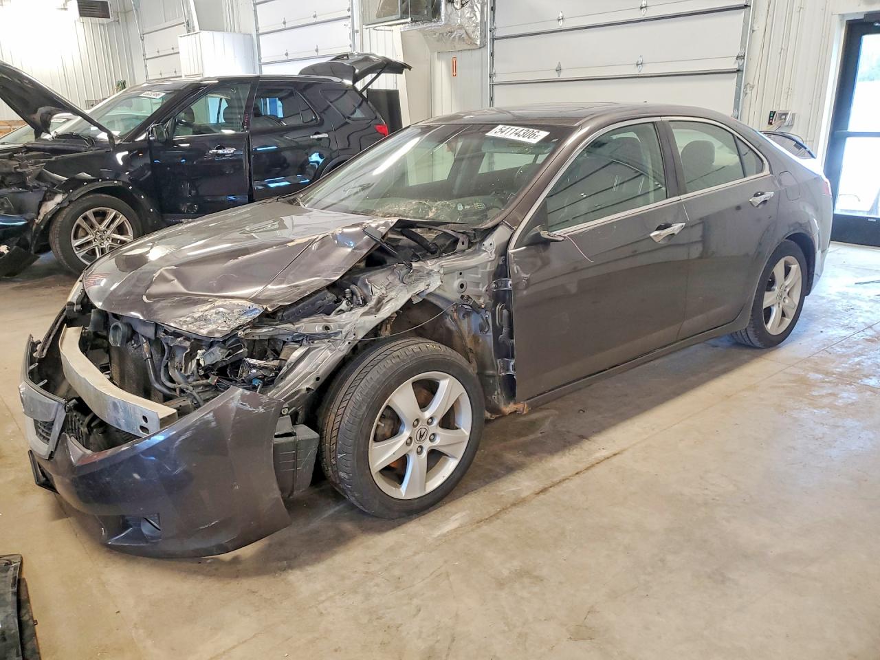 2009 Acura Tsx Gray vin: JH4CU26649C018729