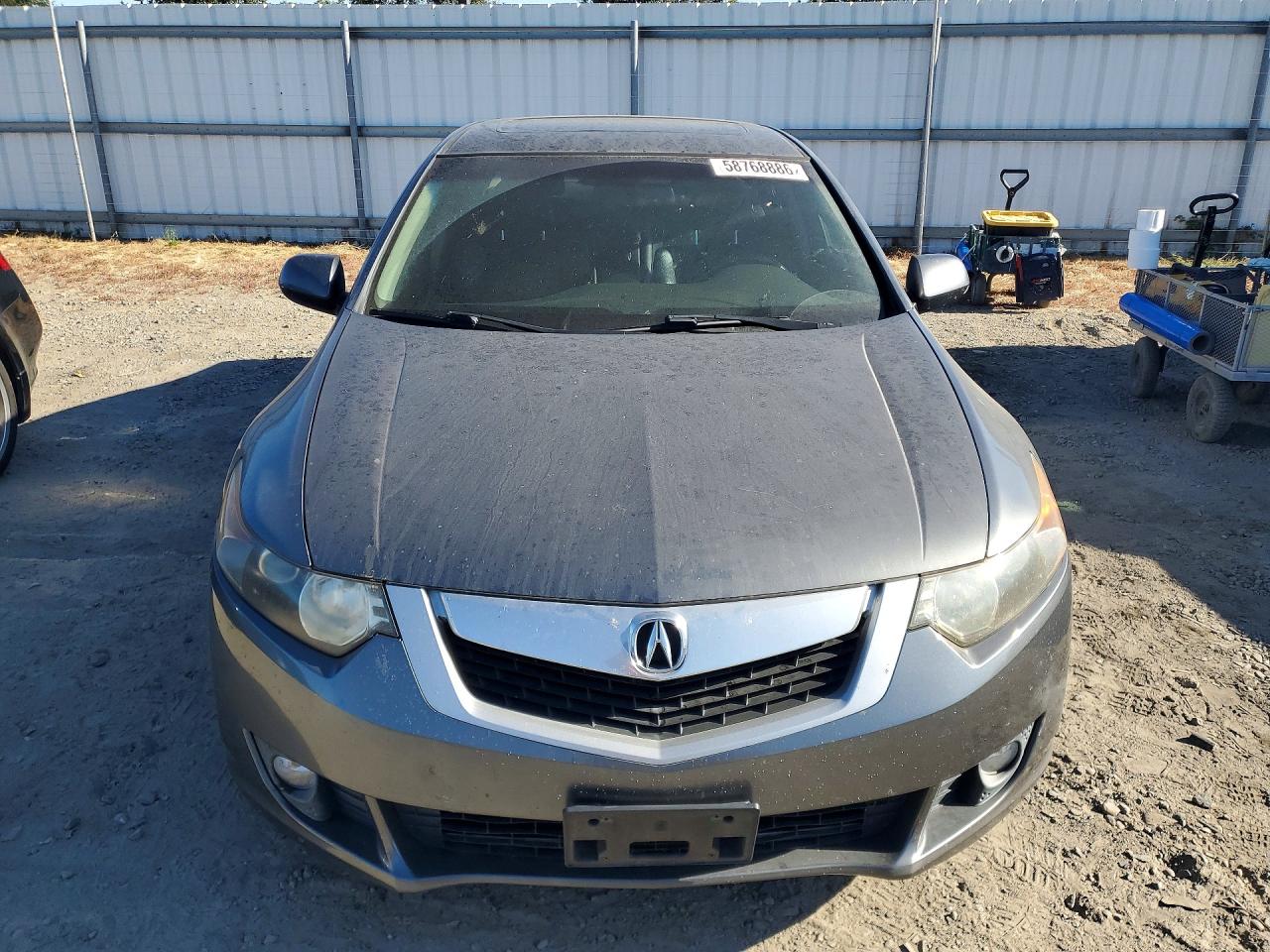 2009 Acura Tsx Silver vin: JH4CU26649C031352