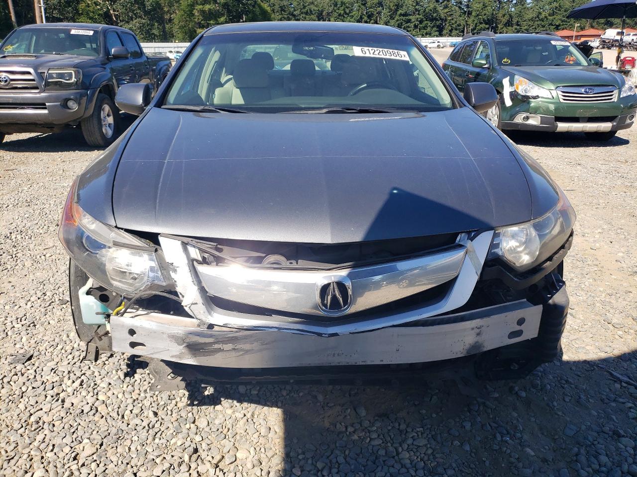 2009 Acura Tsx Серый vin: JH4CU26649C031500