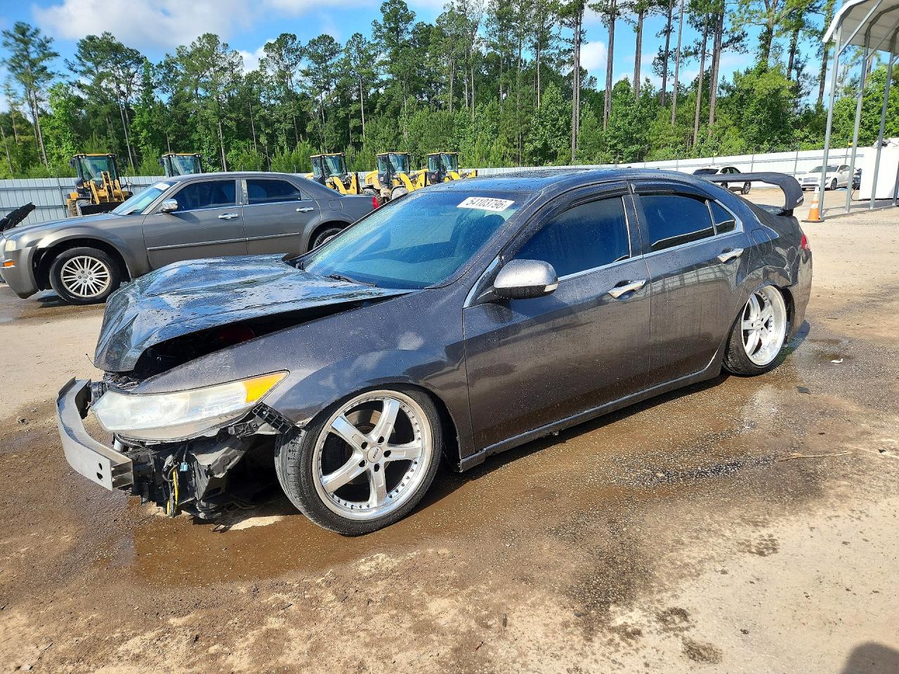 2009 Acura Tsx Gray vin: JH4CU26649C034803