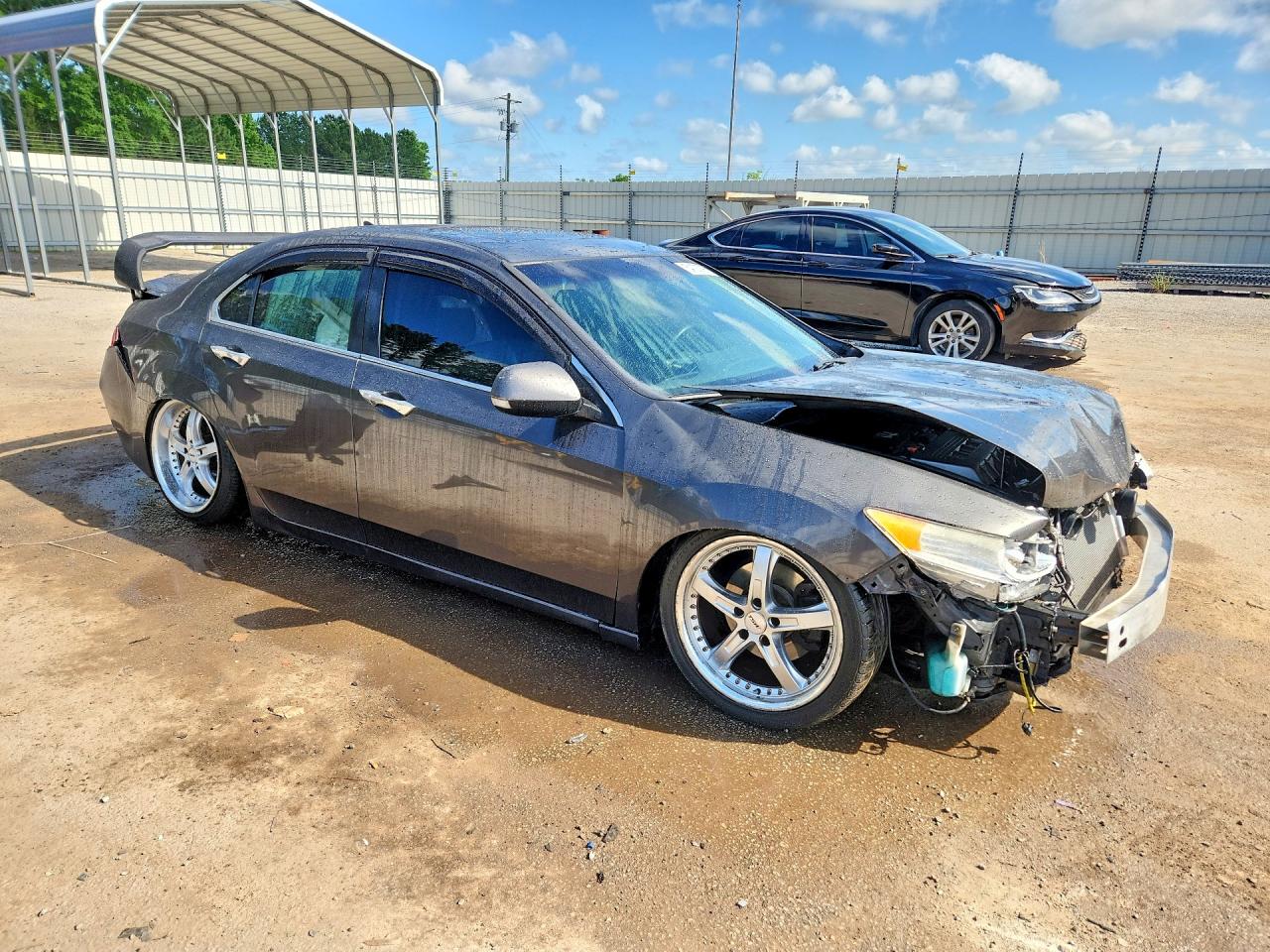 2009 Acura Tsx Gray vin: JH4CU26649C034803