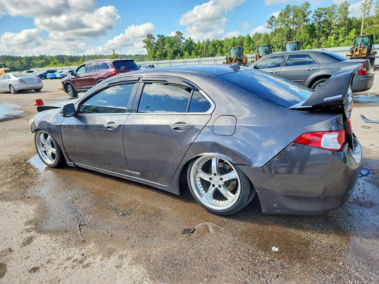 2009 Acura Tsx Gray vin: JH4CU26649C034803