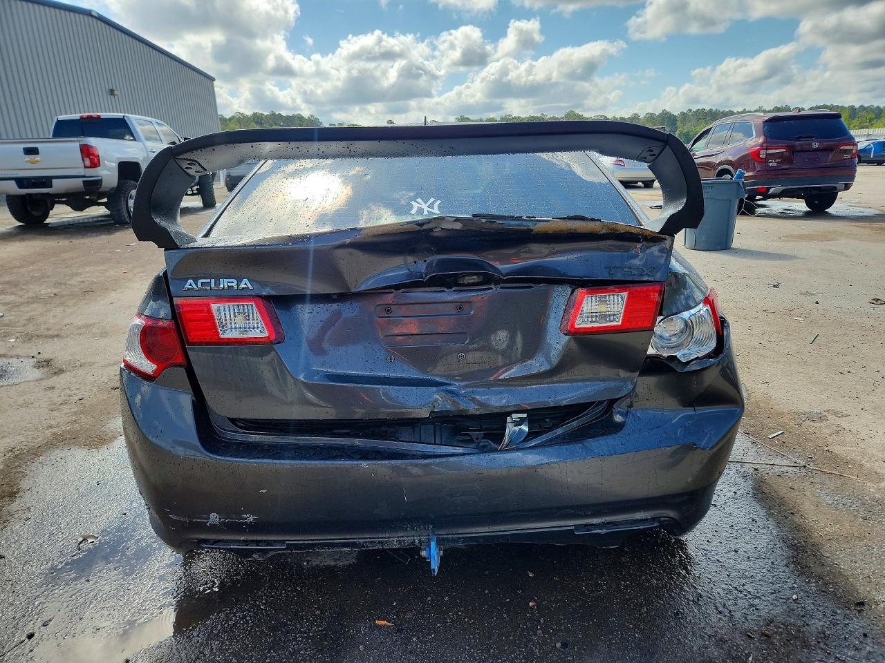 2009 Acura Tsx Gray vin: JH4CU26649C034803