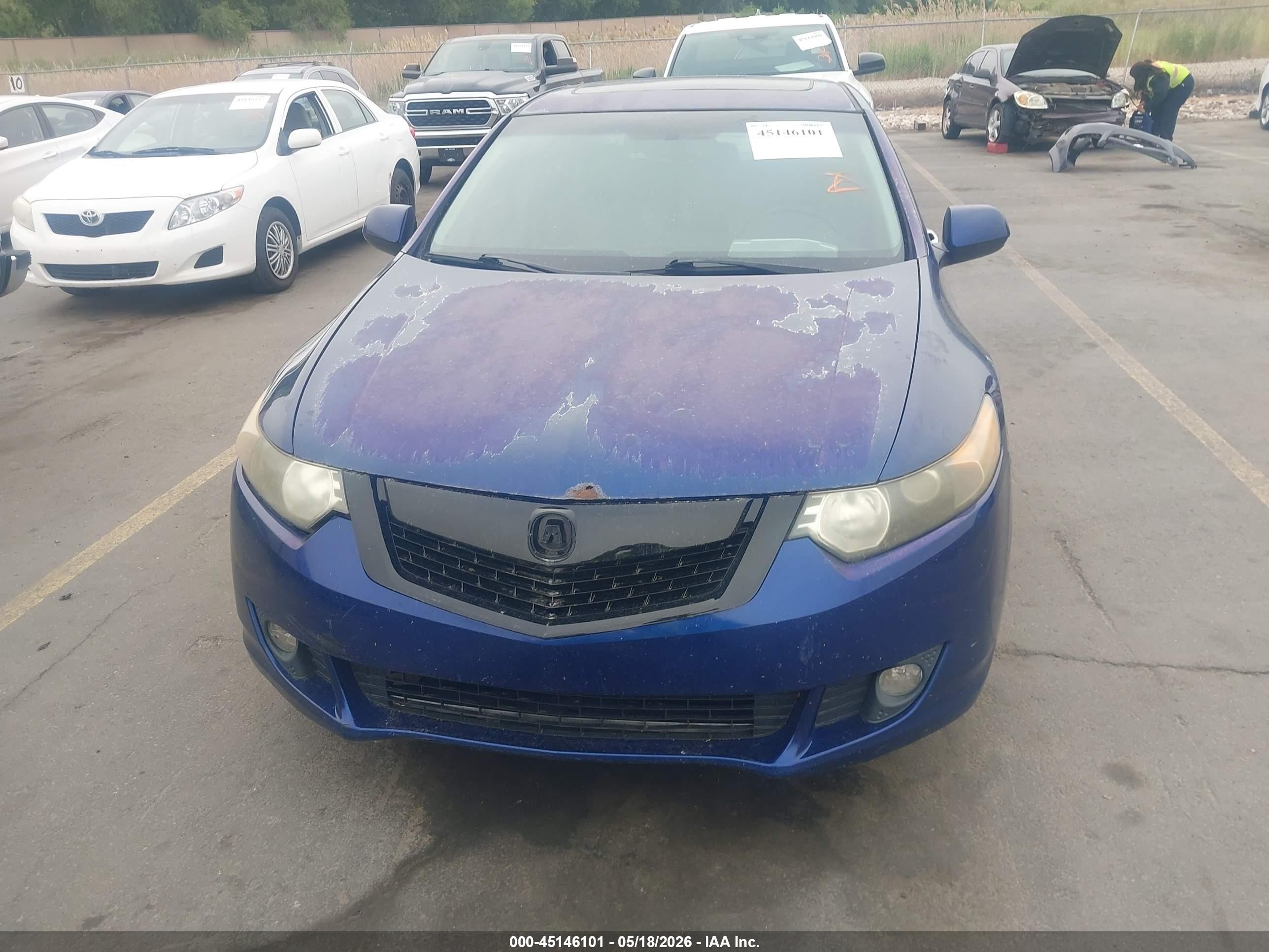 2009 Acura Tsx   Blue vin: JH4CU26649C035921
