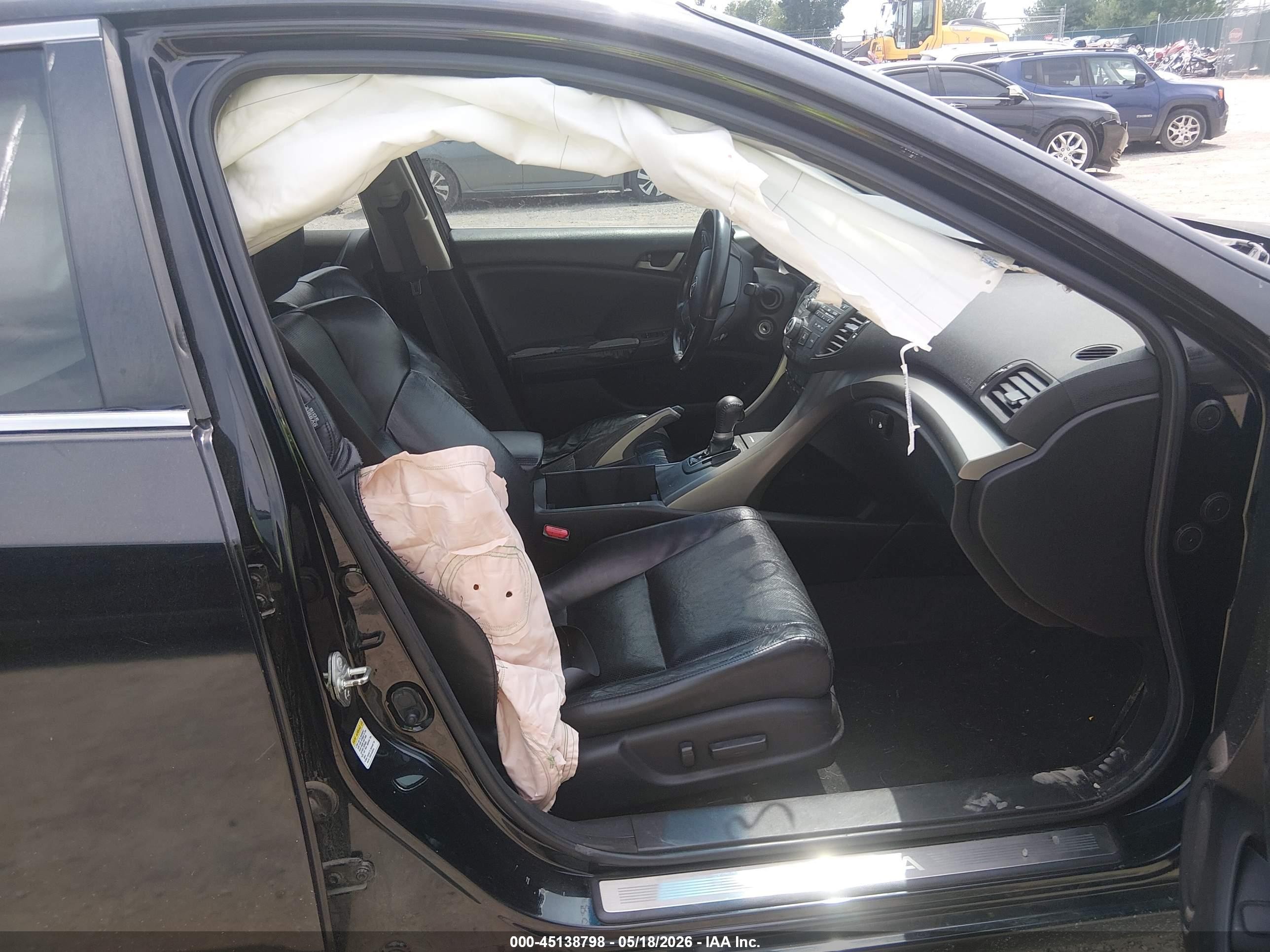 2009 Acura Tsx   Черный vin: JH4CU26659C004015