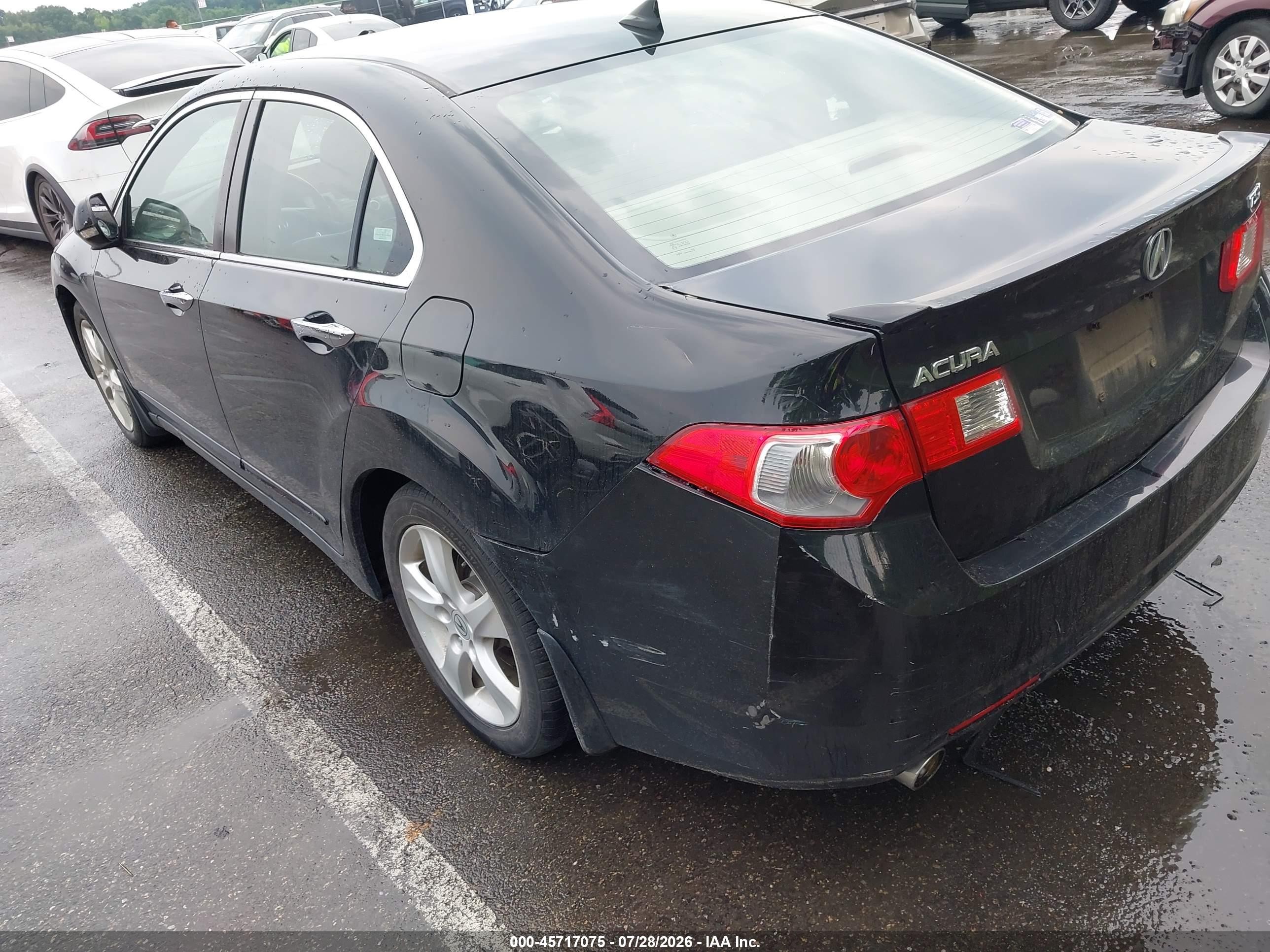 2009 Acura Tsx   Black vin: JH4CU26659C009165