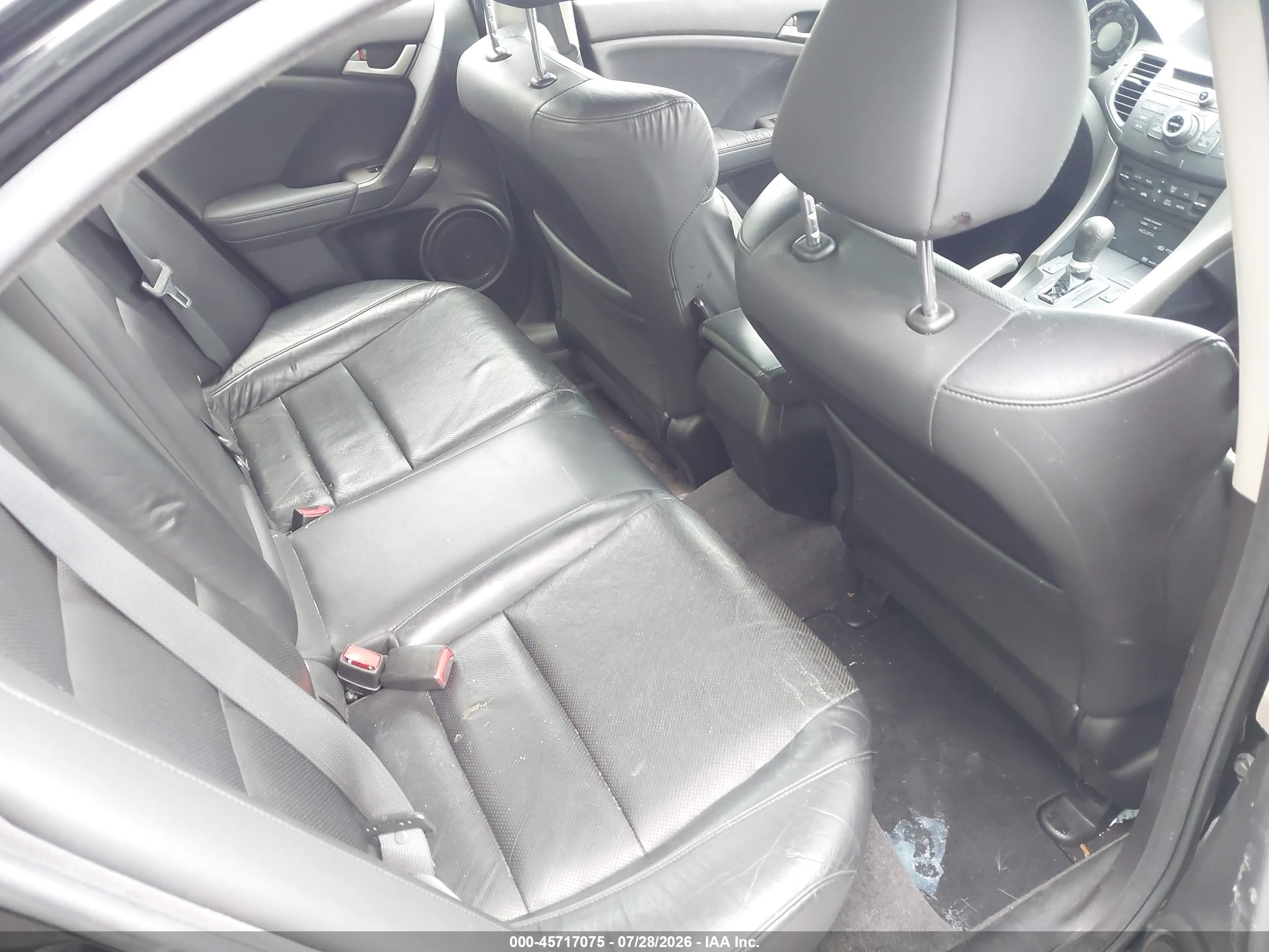 2009 Acura Tsx   Black vin: JH4CU26659C009165