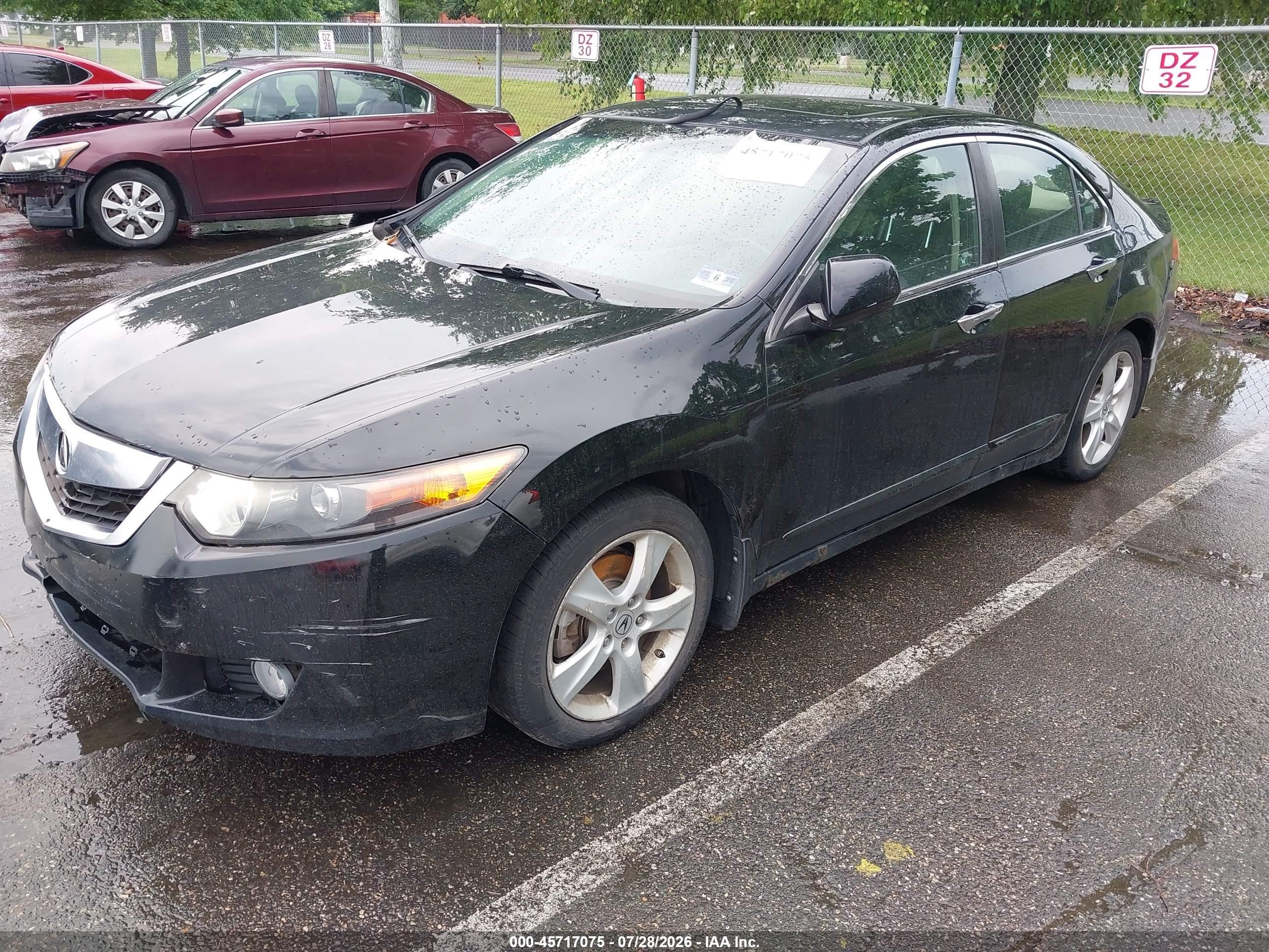 2009 Acura Tsx   Black vin: JH4CU26659C009165