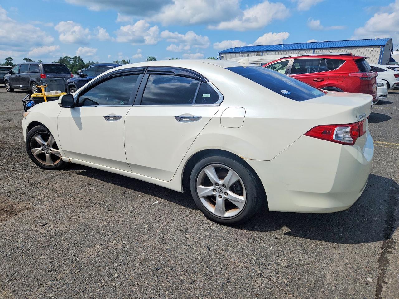 2009 Acura Tsx White vin: JH4CU26659C012261
