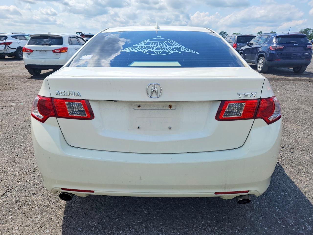 2009 Acura Tsx White vin: JH4CU26659C012261