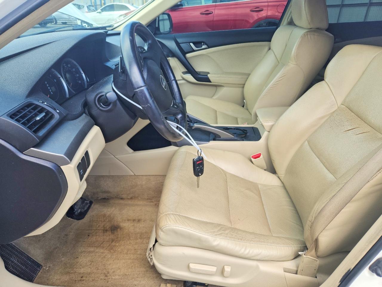 2009 Acura Tsx White vin: JH4CU26659C012261