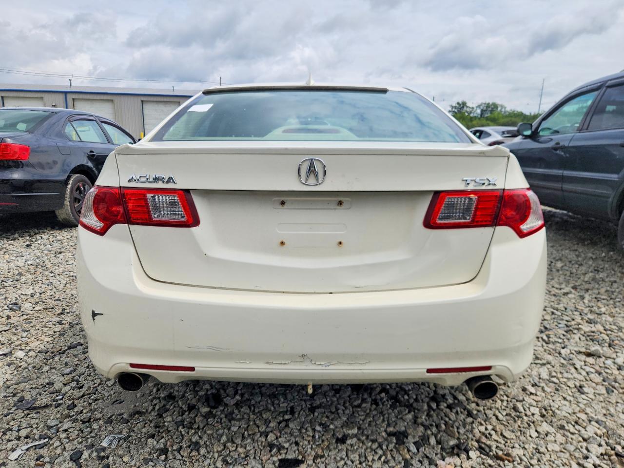 2009 Acura Tsx White vin: JH4CU26659C013684