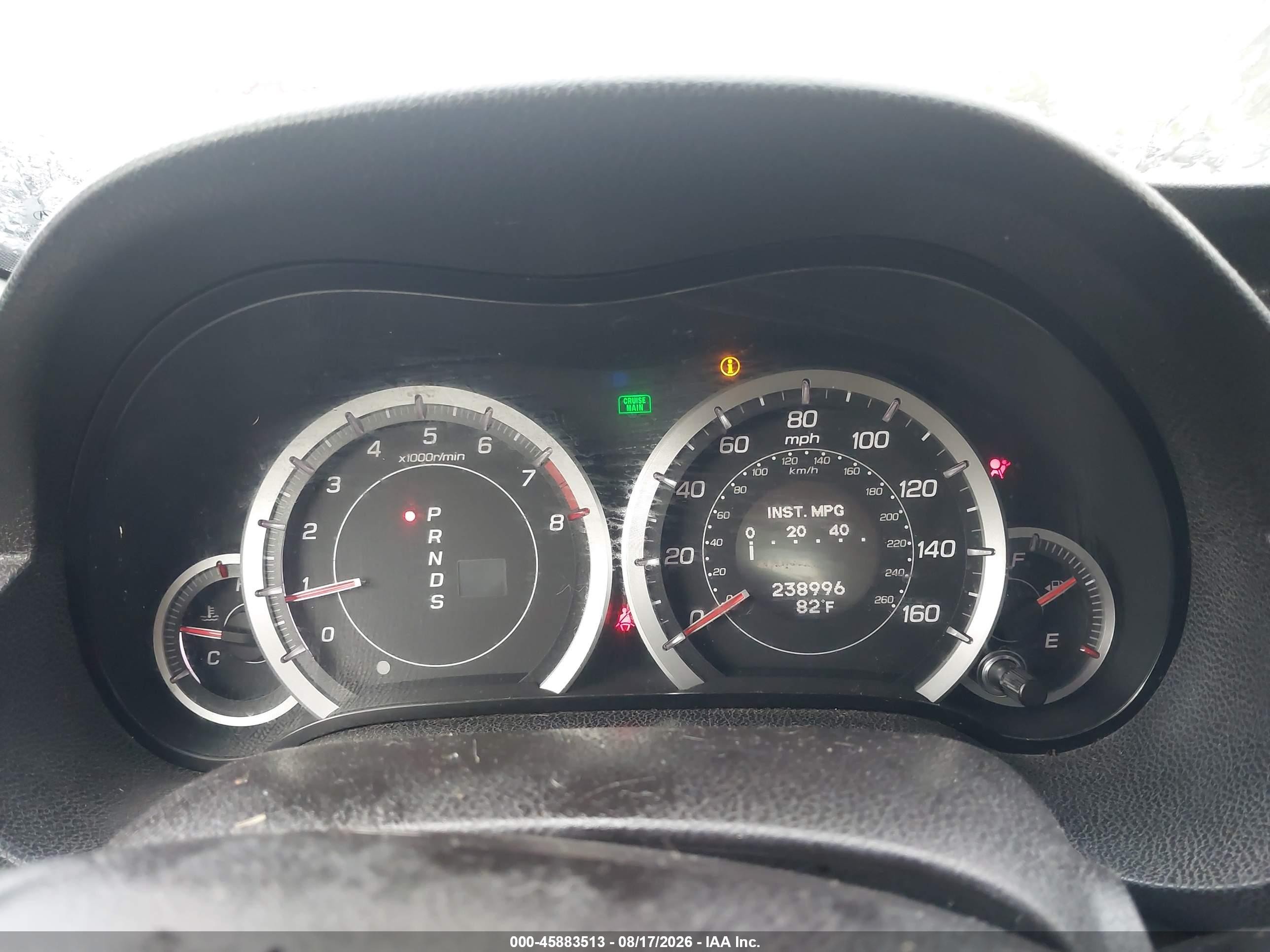 2009 Acura Tsx   Black vin: JH4CU26659C013782
