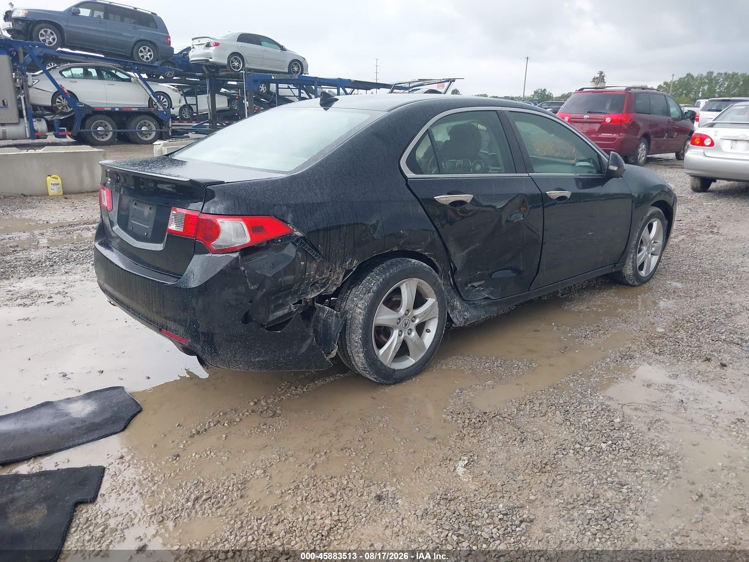 2009 Acura Tsx   Black vin: JH4CU26659C013782