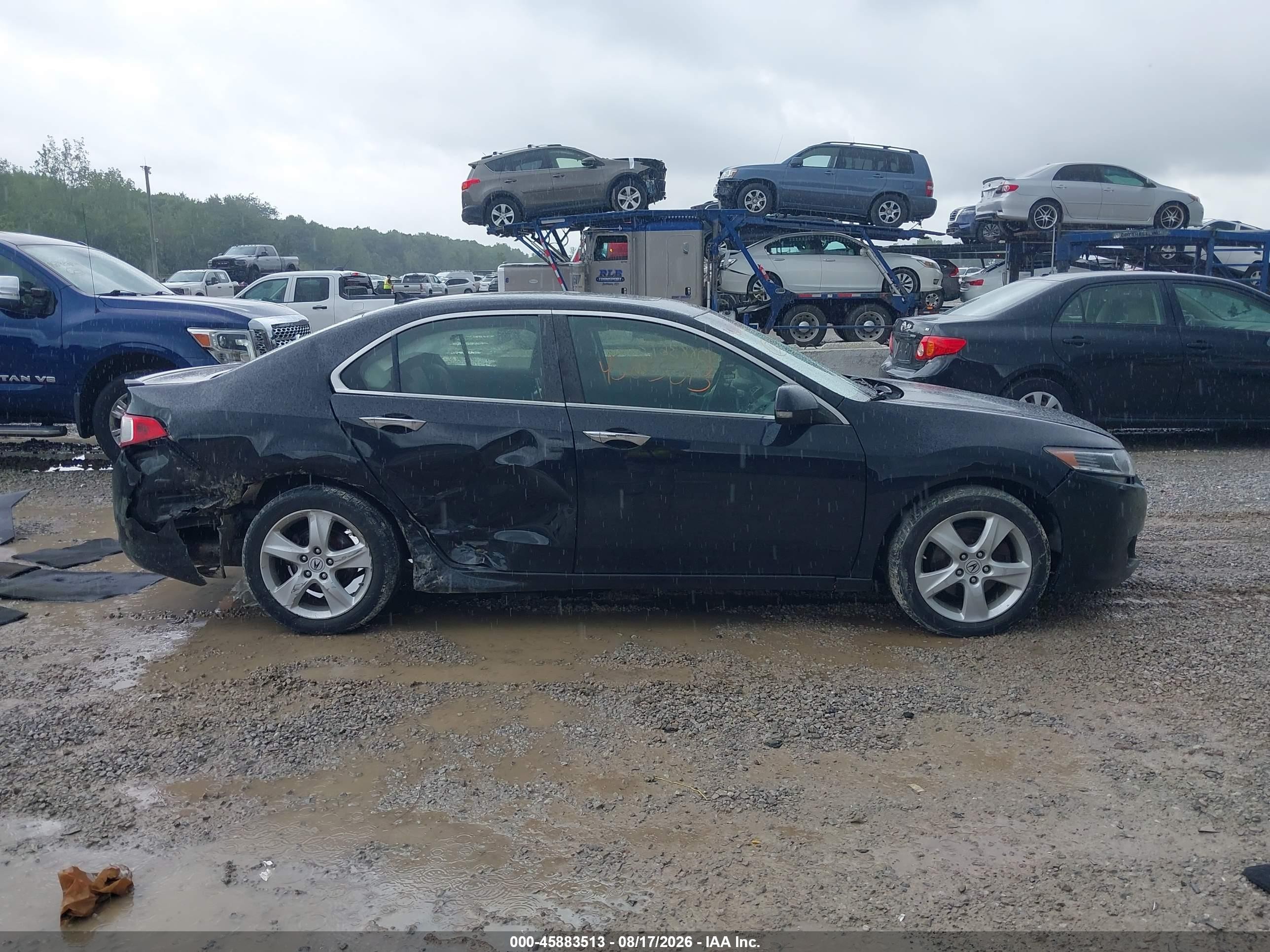 2009 Acura Tsx   Black vin: JH4CU26659C013782