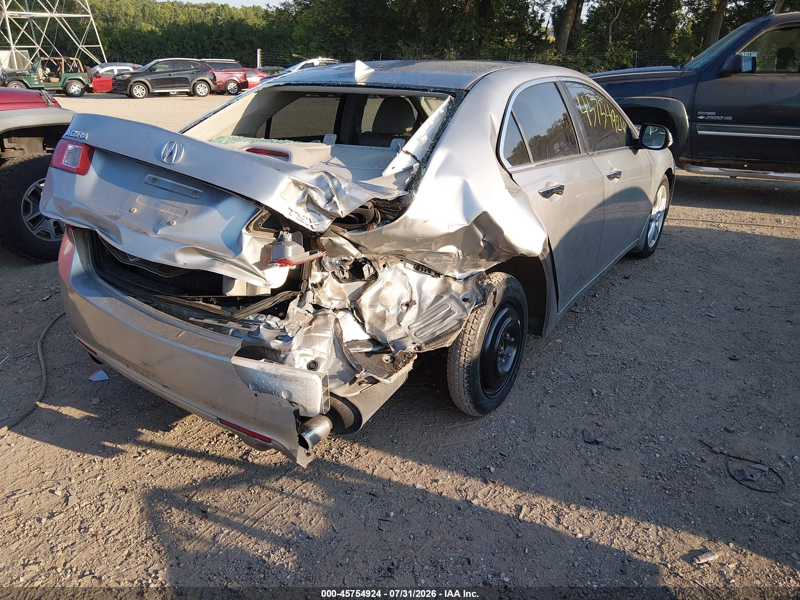 2009 Acura Tsx   Silver vin: JH4CU26659C014284