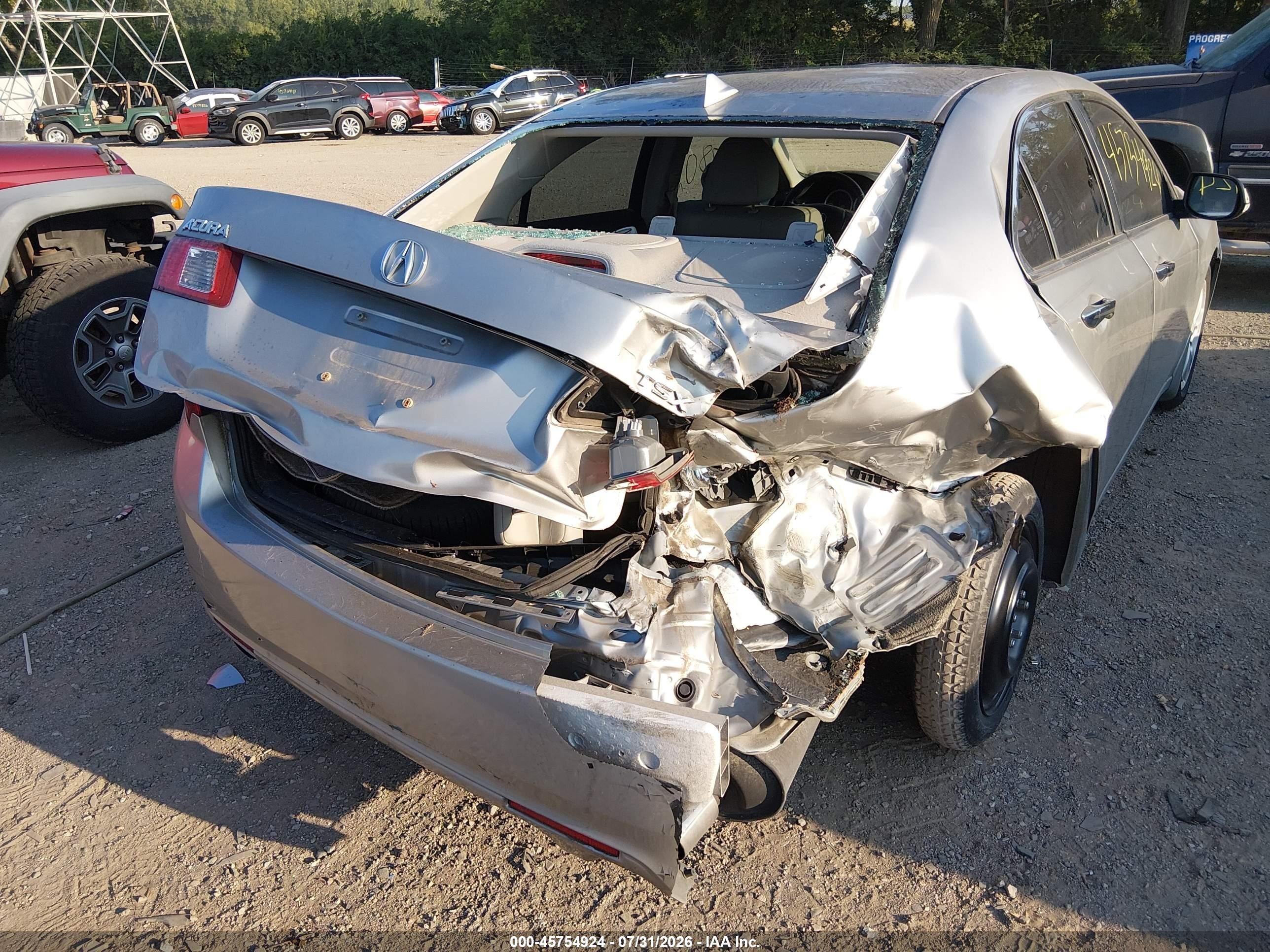 2009 Acura Tsx   Silver vin: JH4CU26659C014284