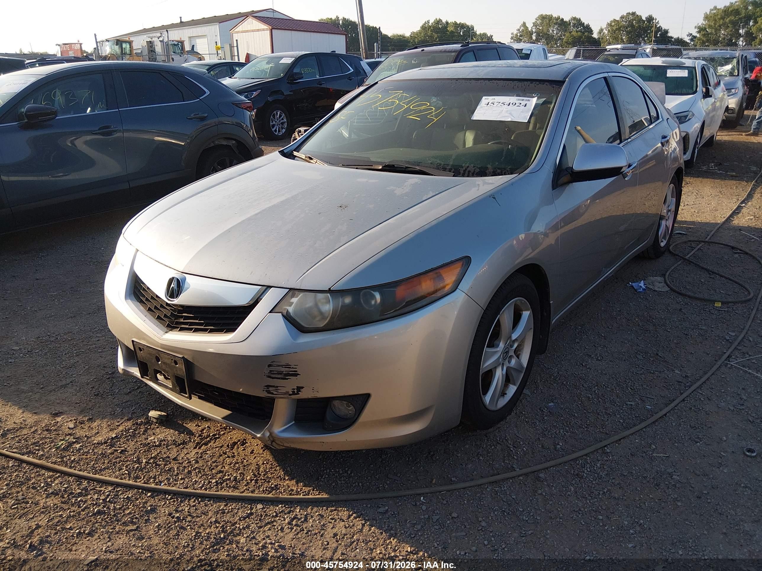 2009 Acura Tsx   Silver vin: JH4CU26659C014284