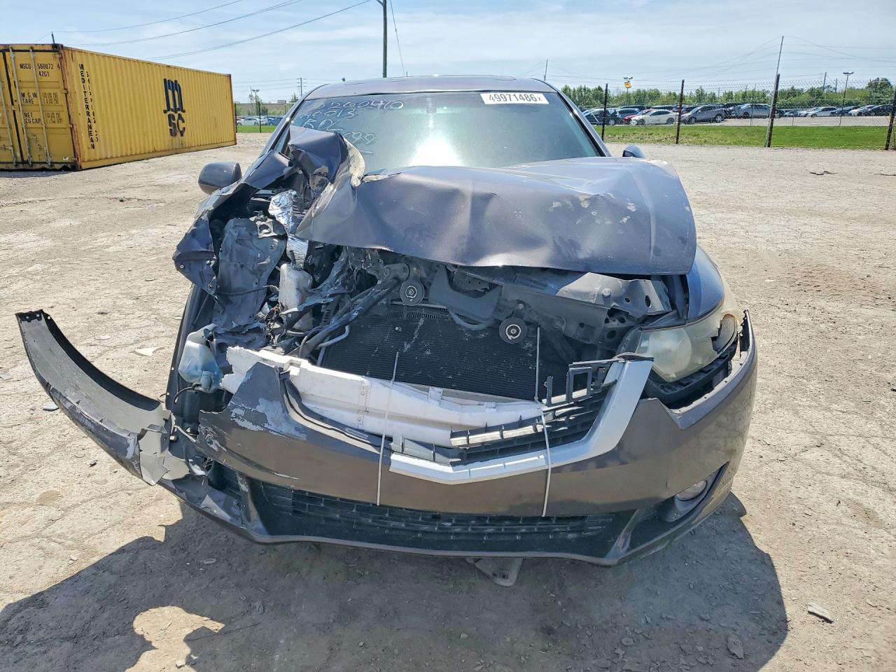 2009 Acura Tsx Gray vin: JH4CU26659C023499