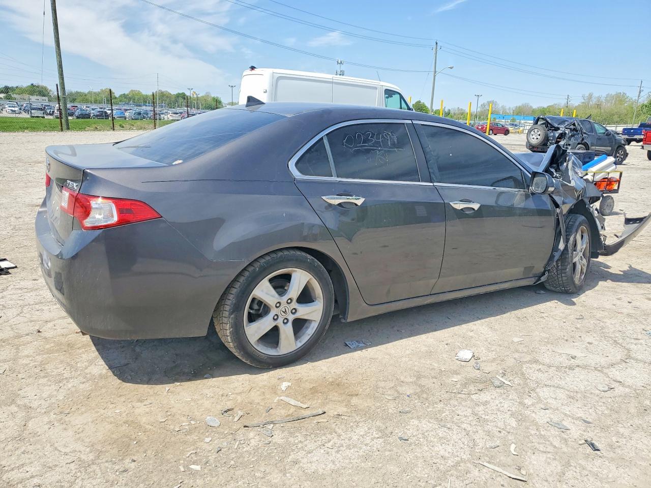 2009 Acura Tsx Gray vin: JH4CU26659C023499
